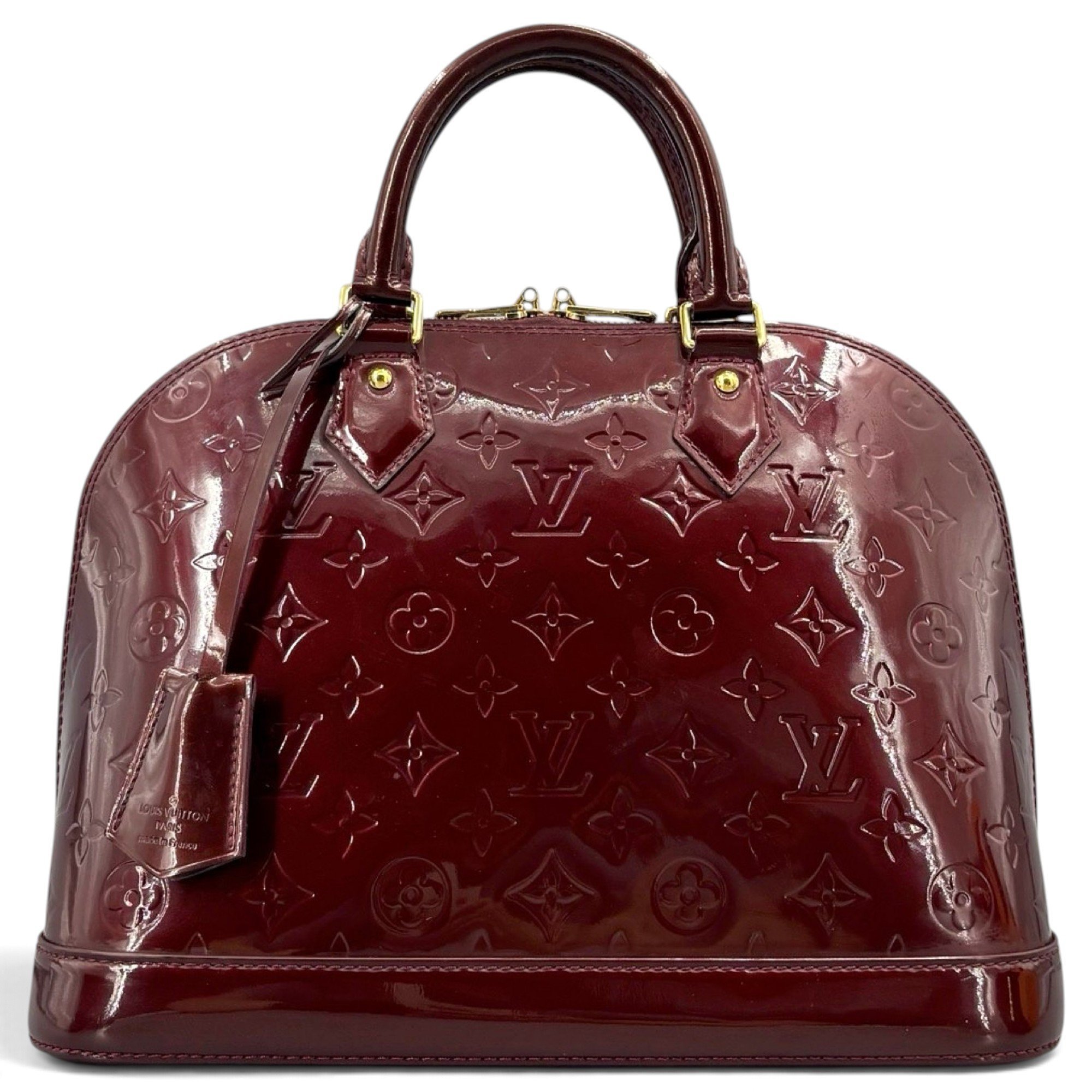 Alma patent leather handbag