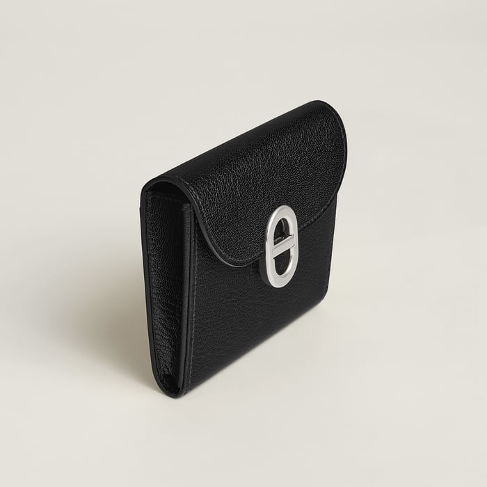 Noir Maillon Compact Wallet