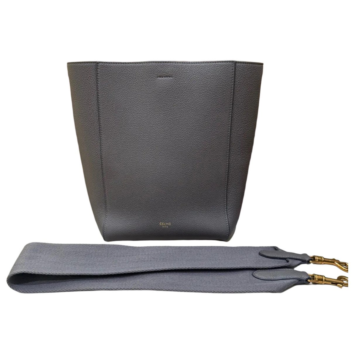 Seau Sangle leather handbag