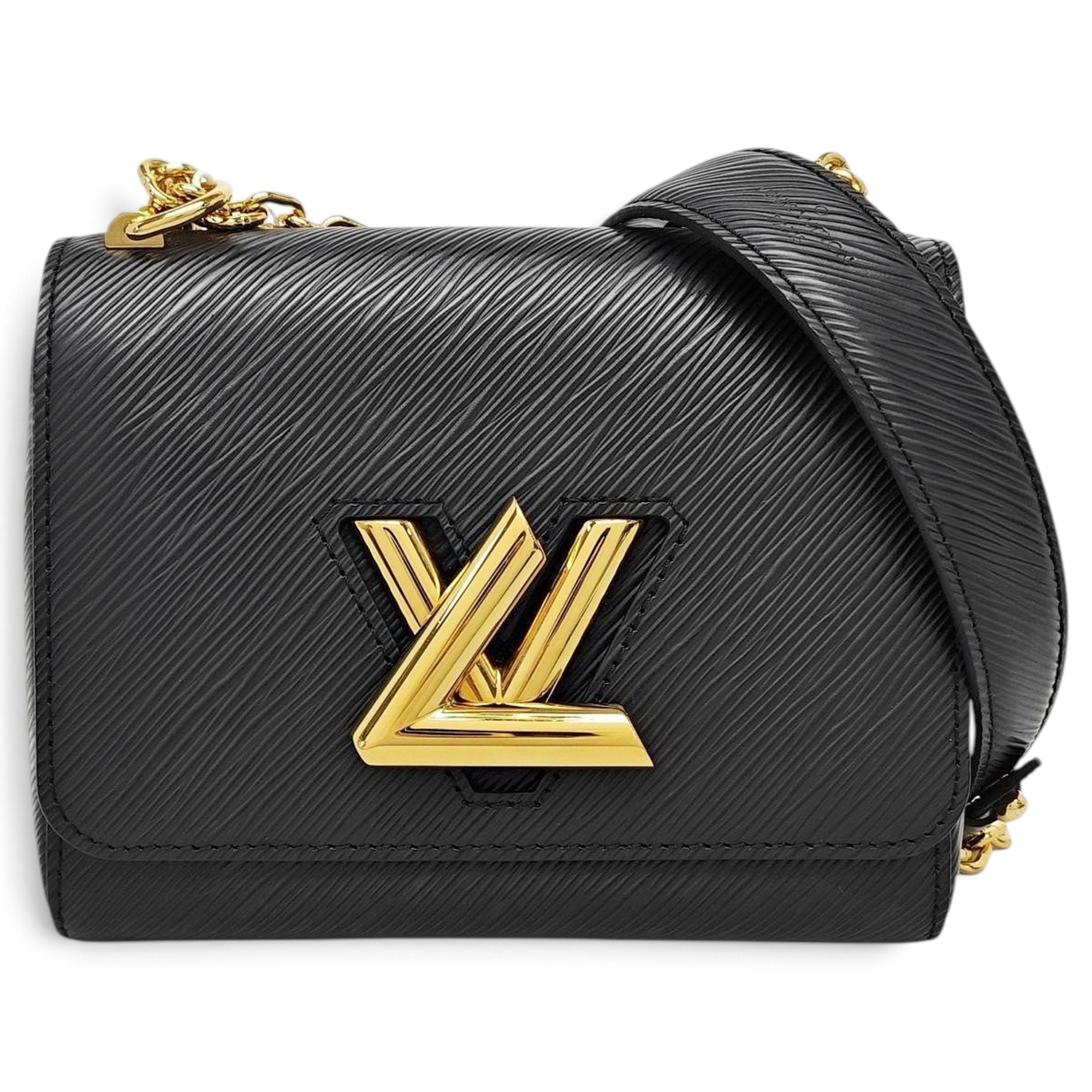 Twist leather handbag