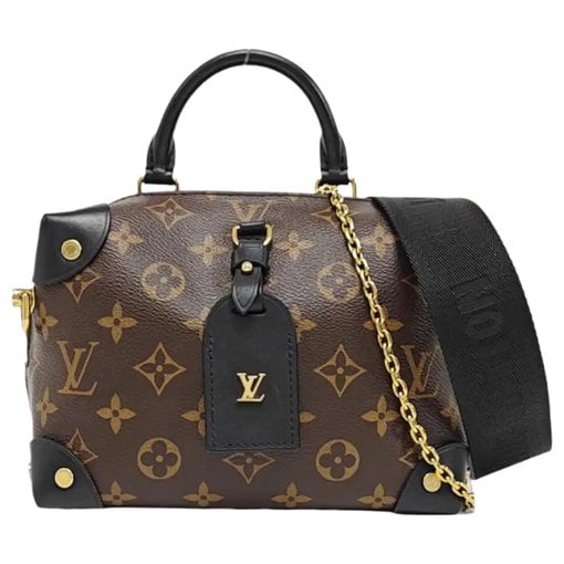 Petite Malle leather handbag