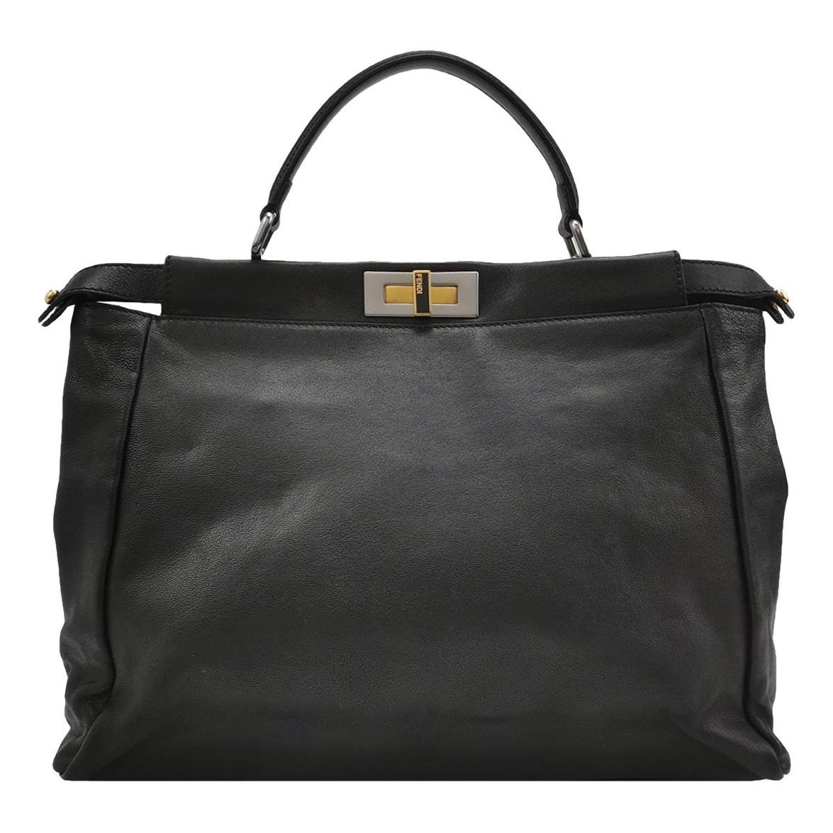 Peekaboo leather handbag