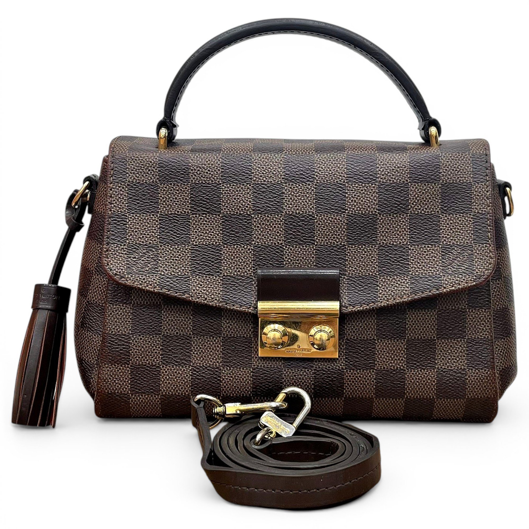 Croisette leather handbag