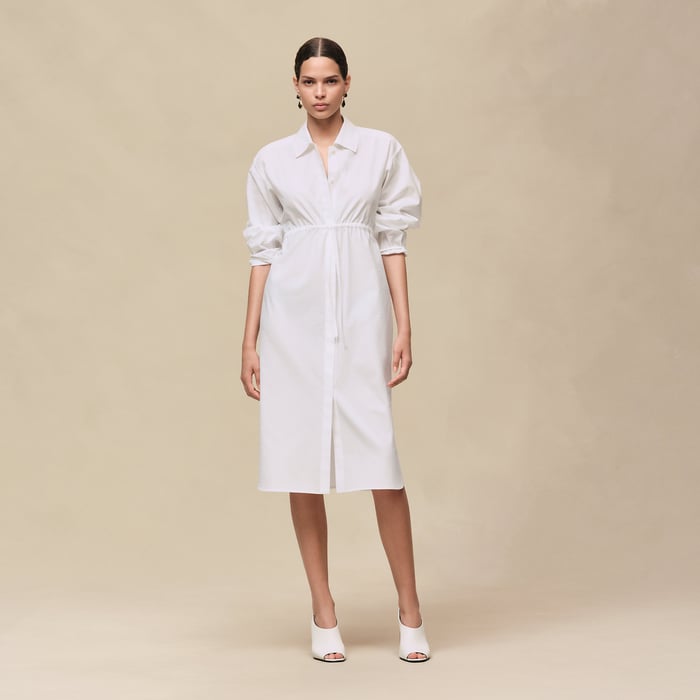 Blanc "Mosaique" Shirt Dress