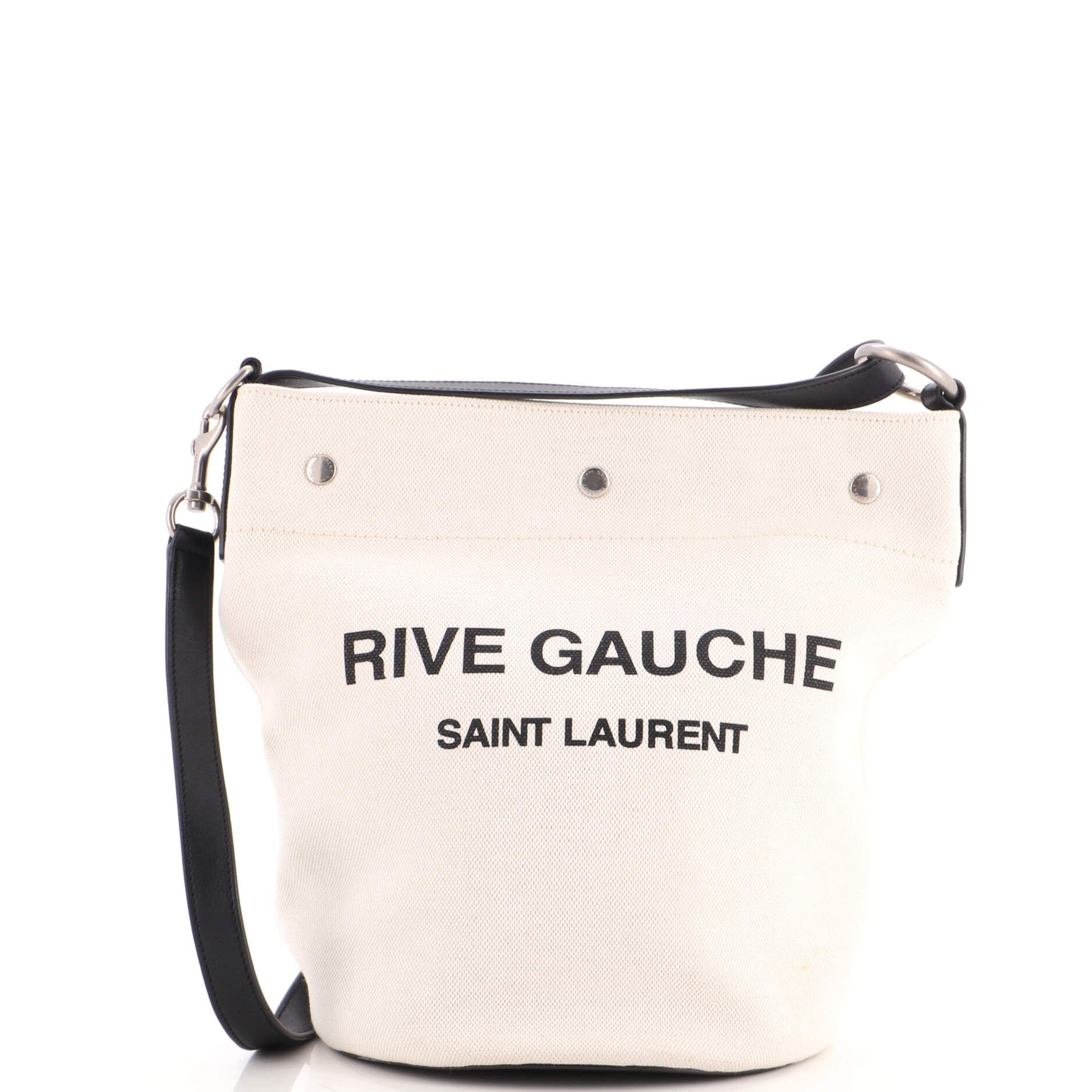Rive Gauche Bucket Bag Canvas