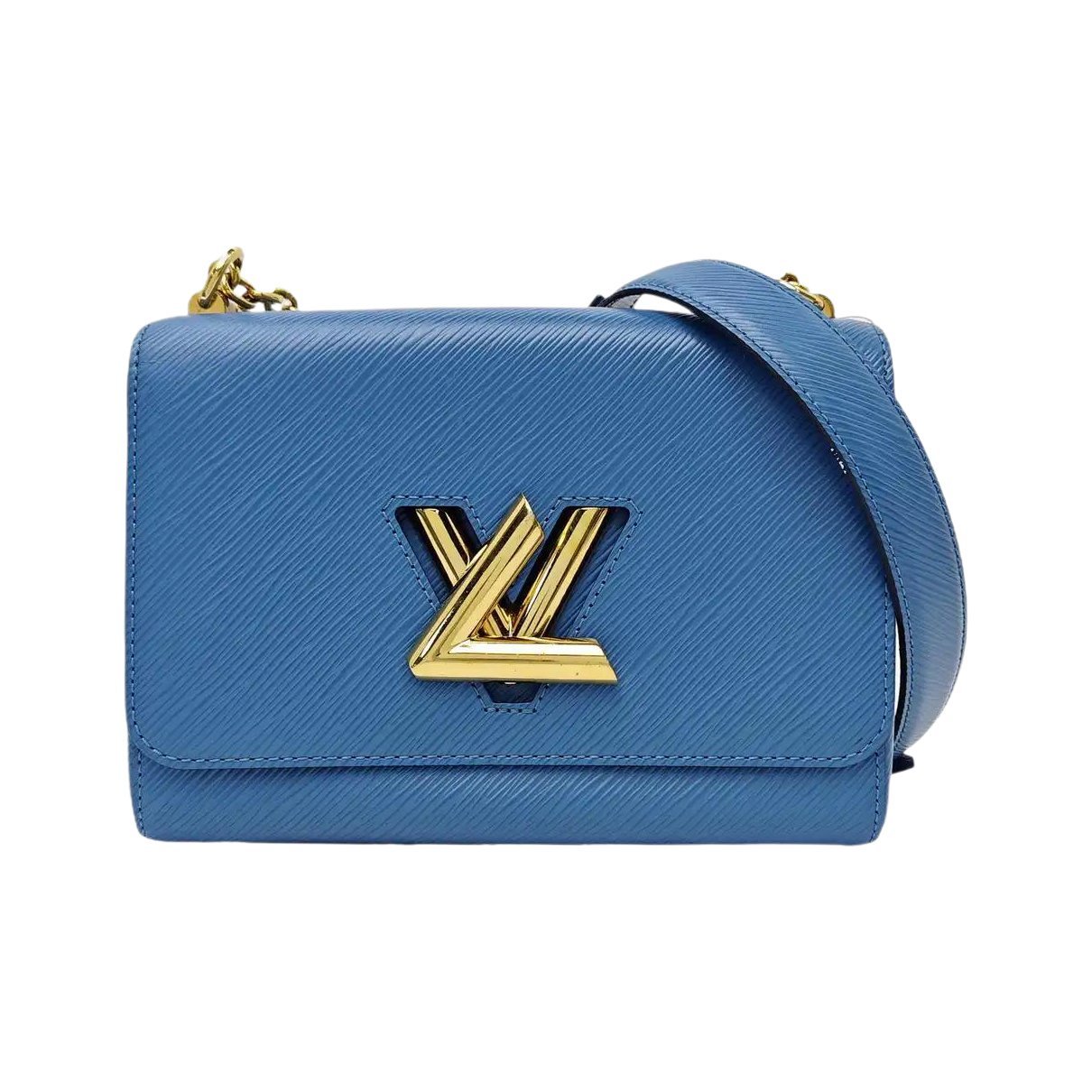 Twist leather handbag