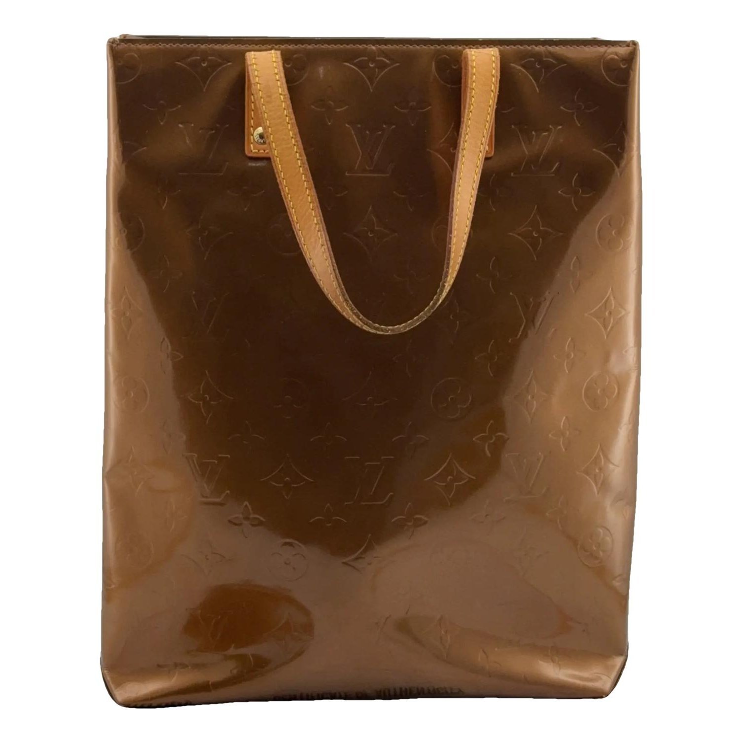 Reade patent leather tote