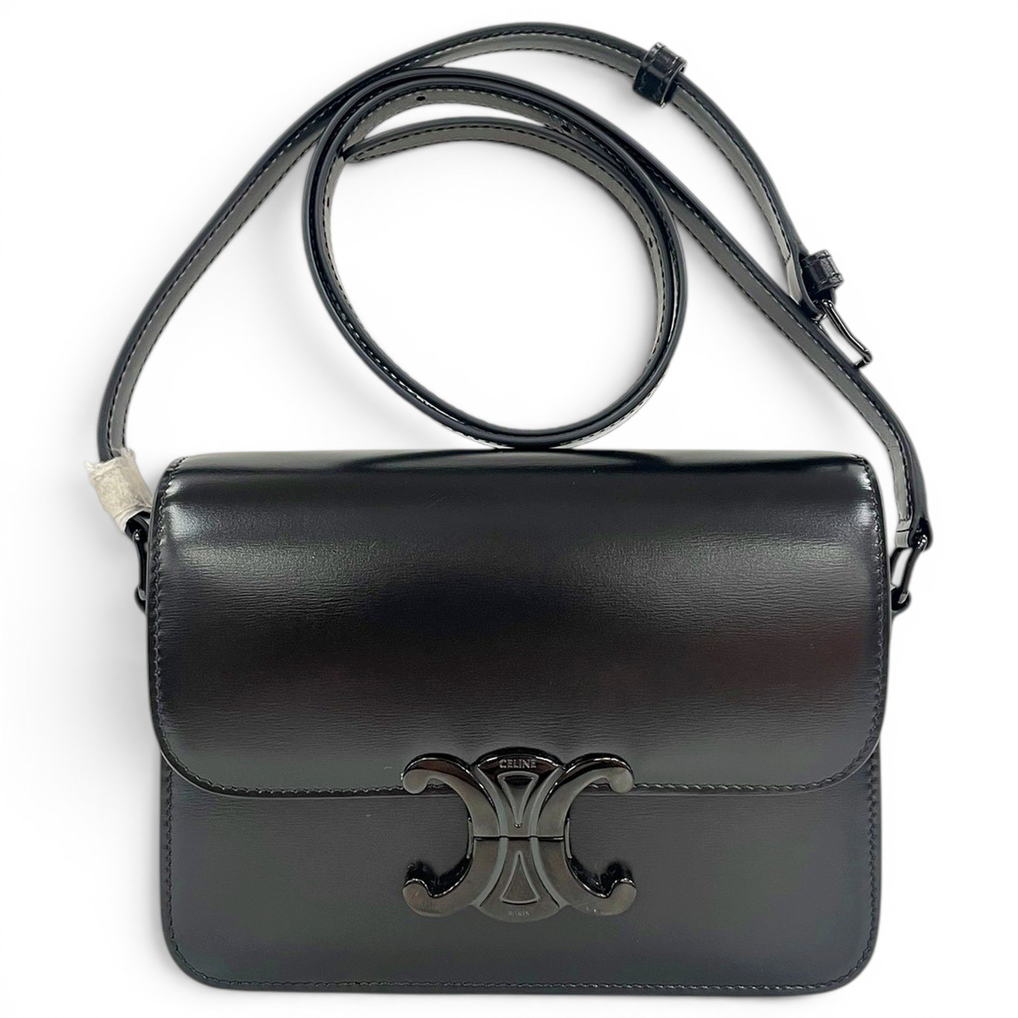 Triomphe leather handbag