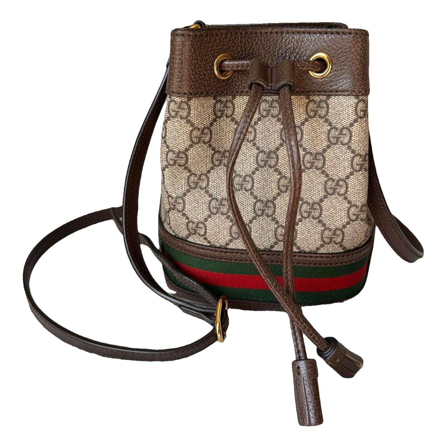 Ophidia Bucket leather crossbody bag