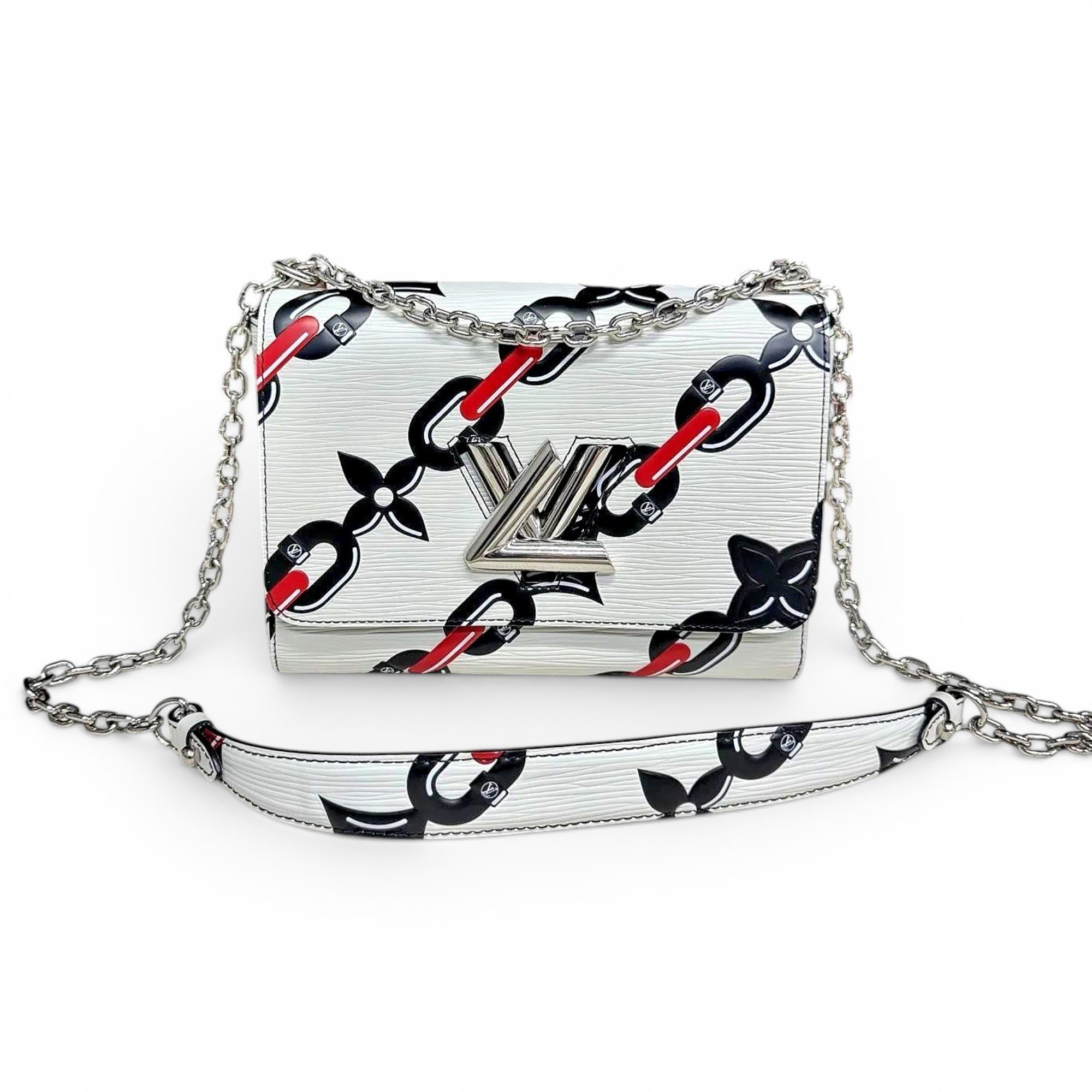 Twist leather crossbody bag