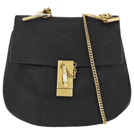 Drew leather handbag