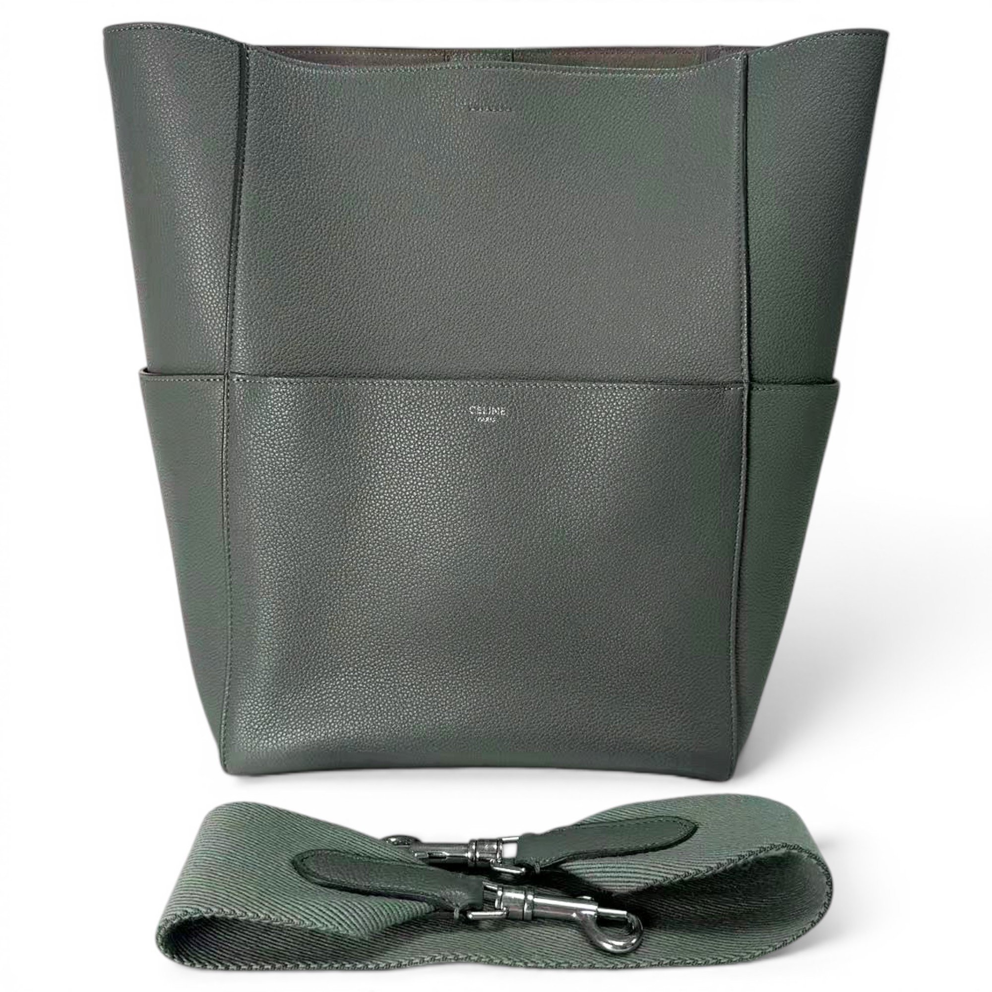 Seau Sangle leather tote