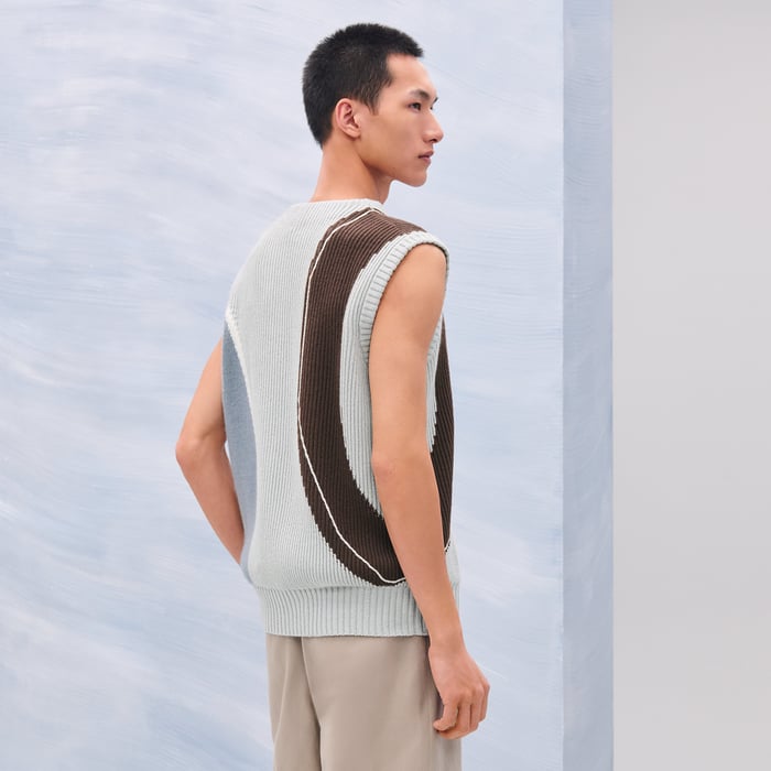 Brume "Maxi Valentin Valentine Colore" Sleeveless Sweater