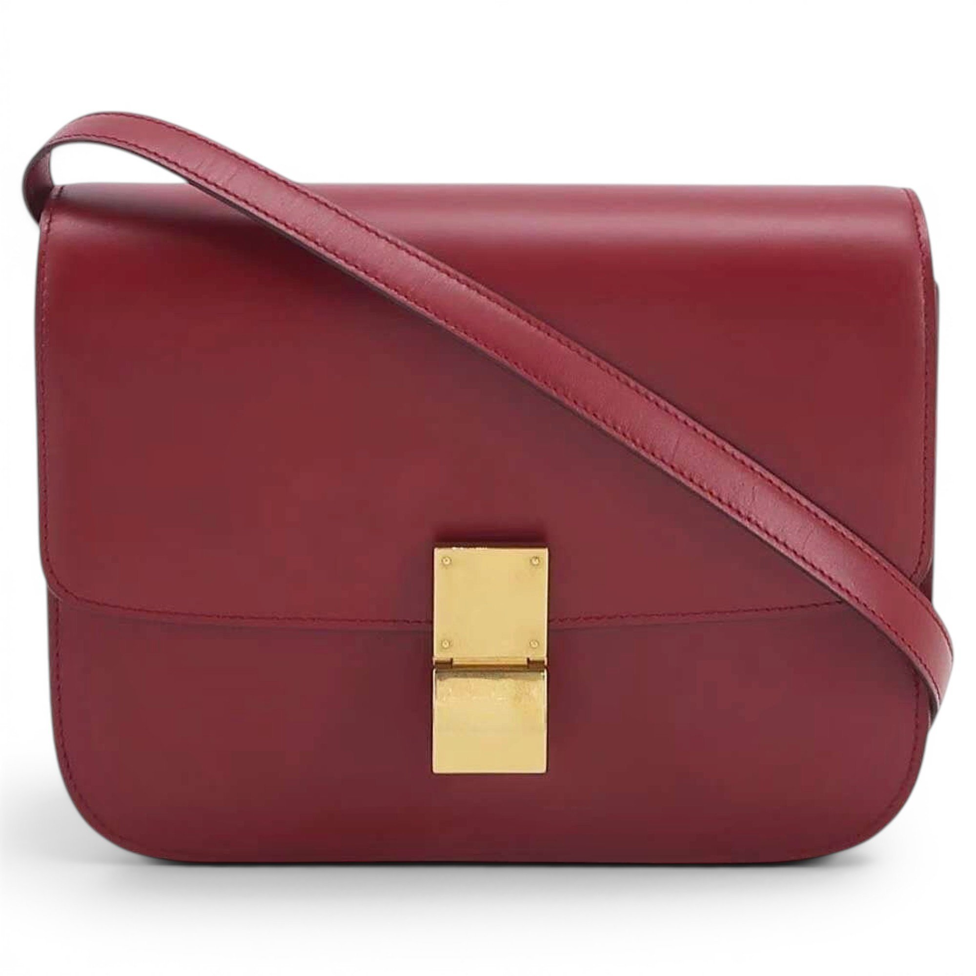 Classic leather crossbody bag