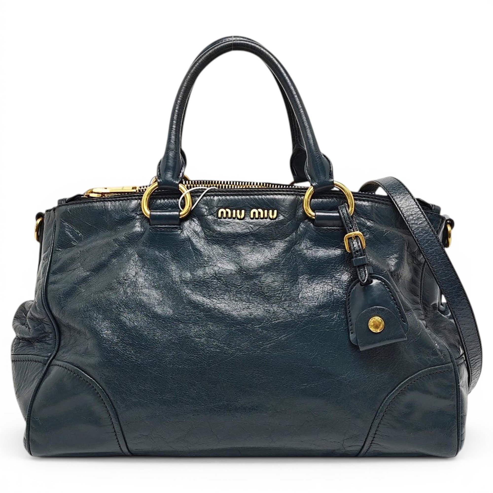 Vitello leather handbag