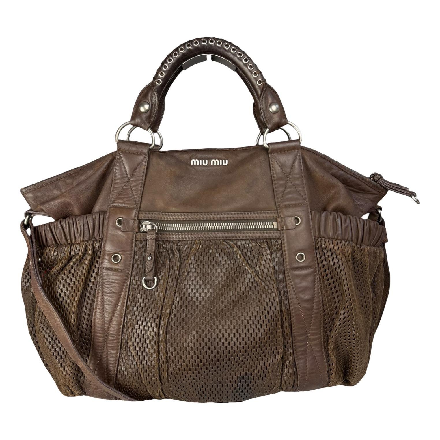 Leather handbag