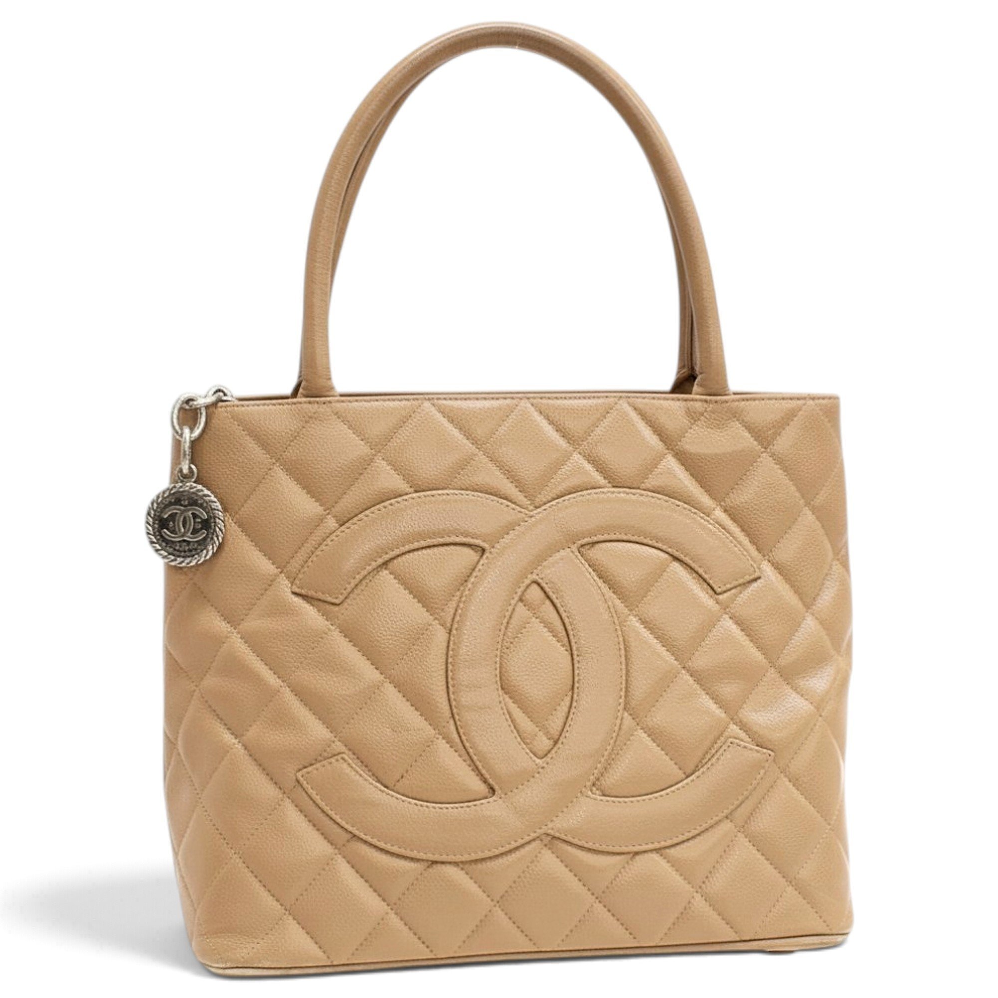 Médaillon leather tote