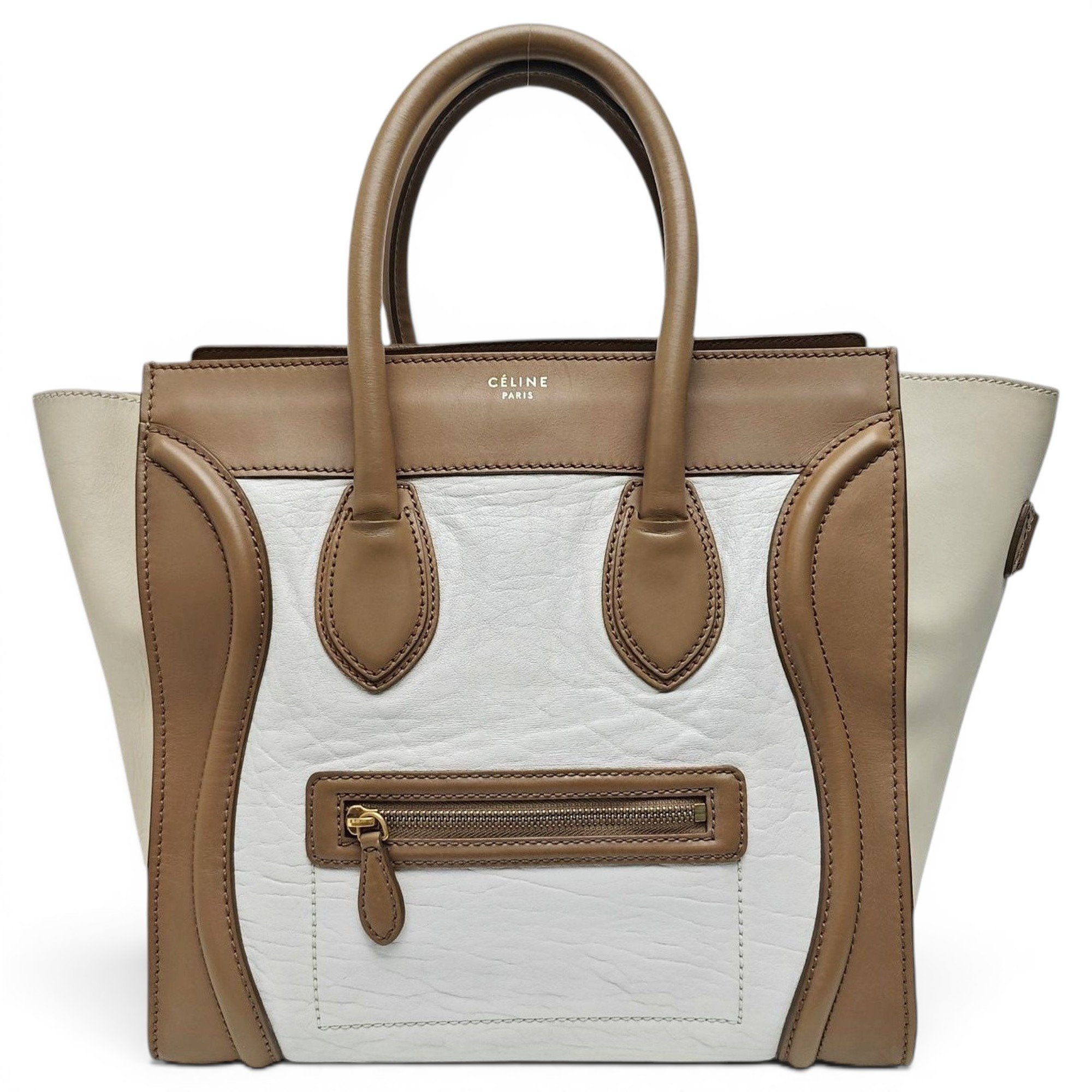 Luggage leather handbag