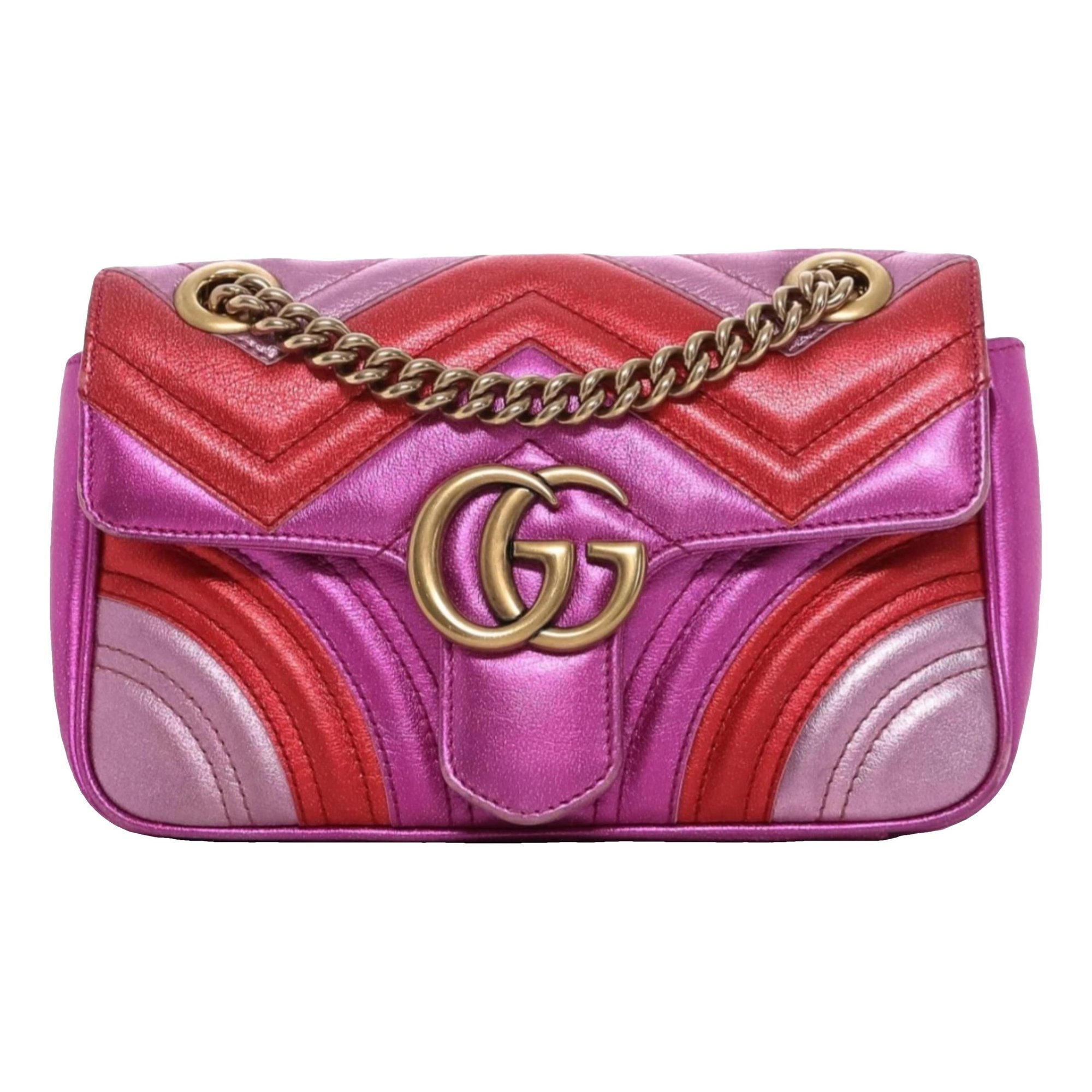 GG Marmont Flap leather crossbody bag
