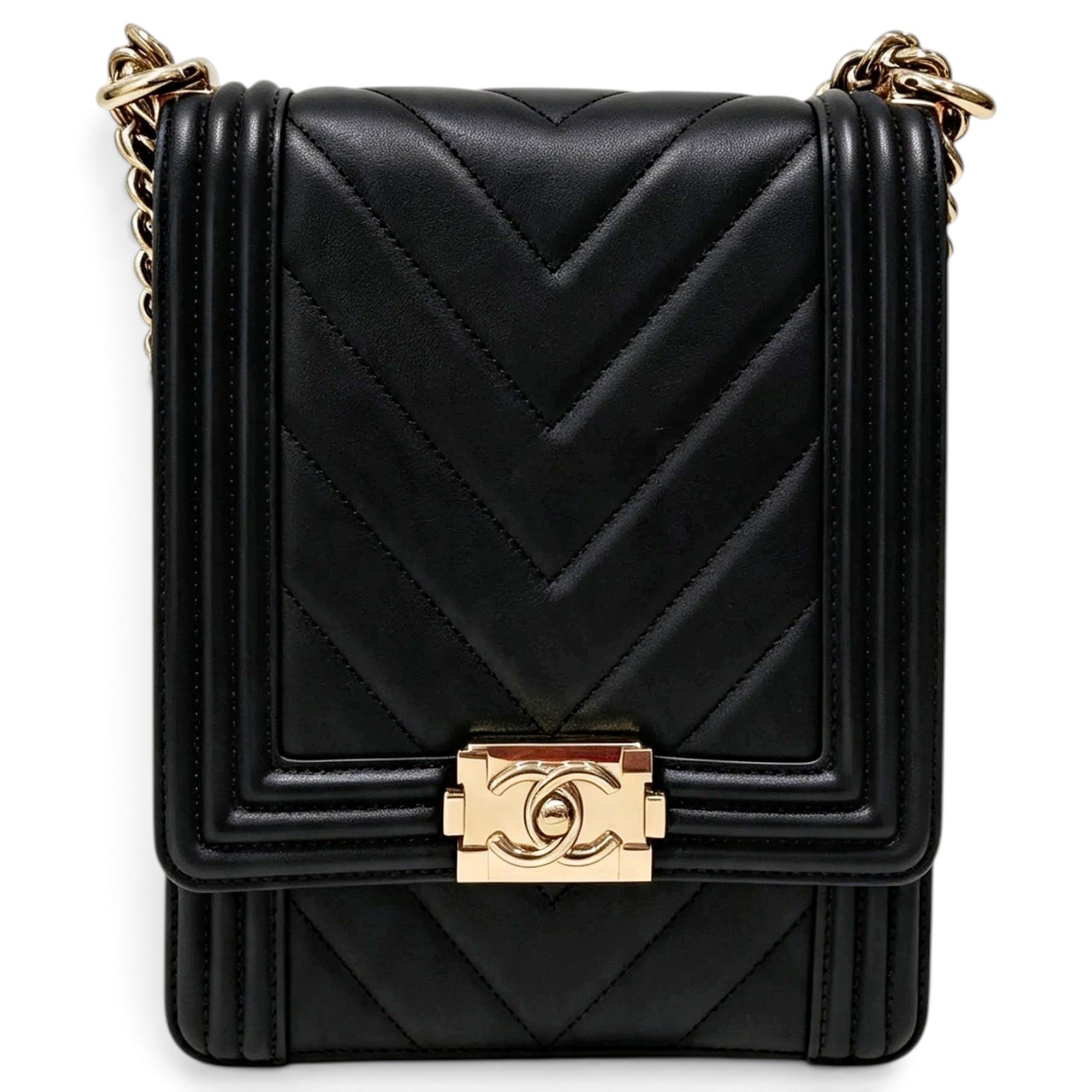 Boy leather crossbody bag