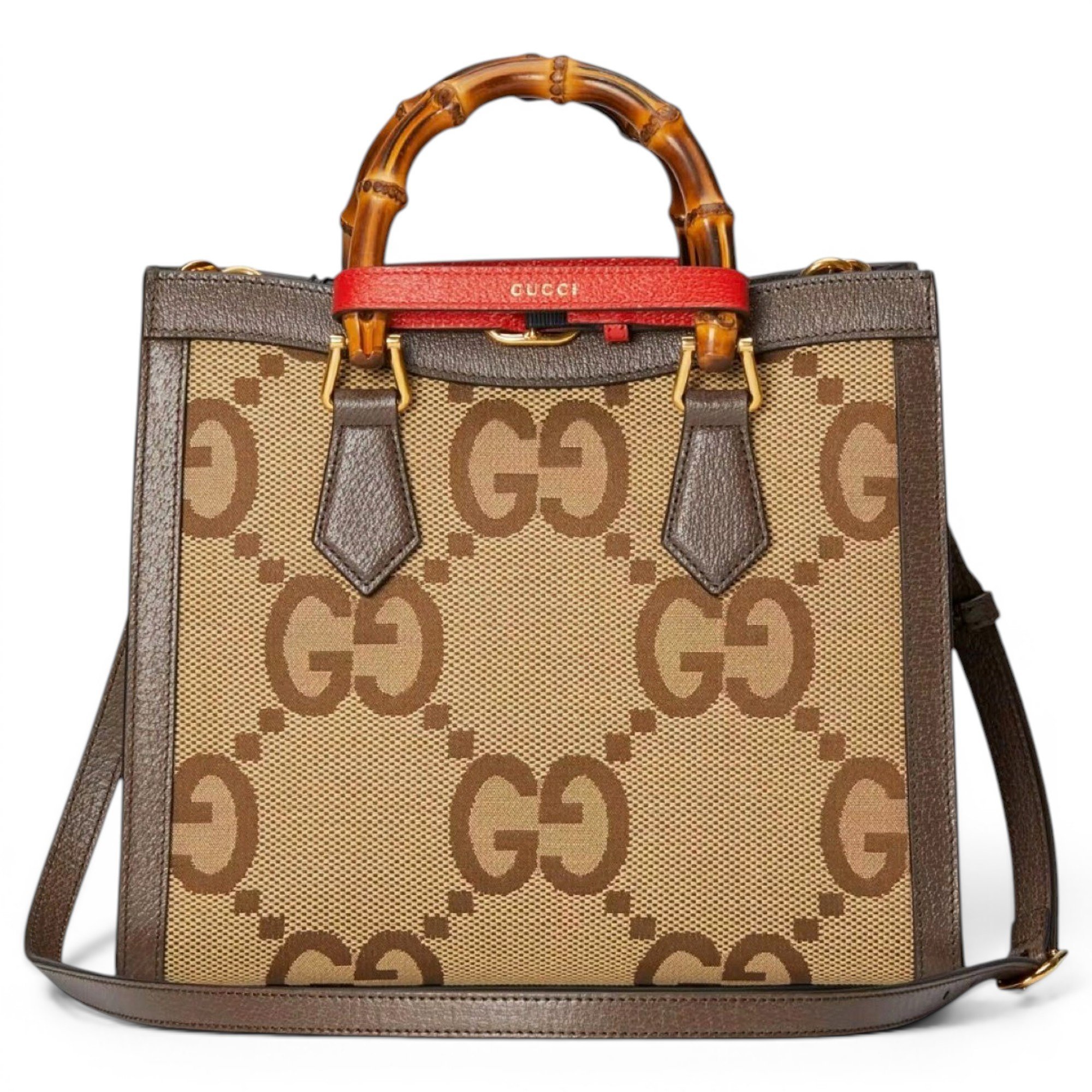 Diana Bamboo leather handbag
