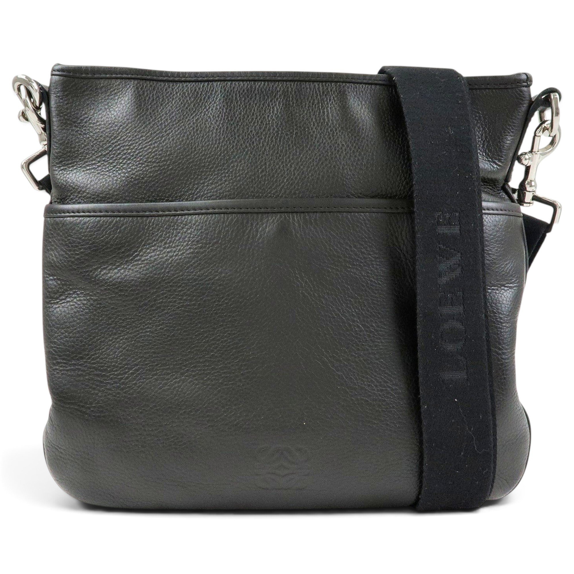 Anagram leather crossbody bag