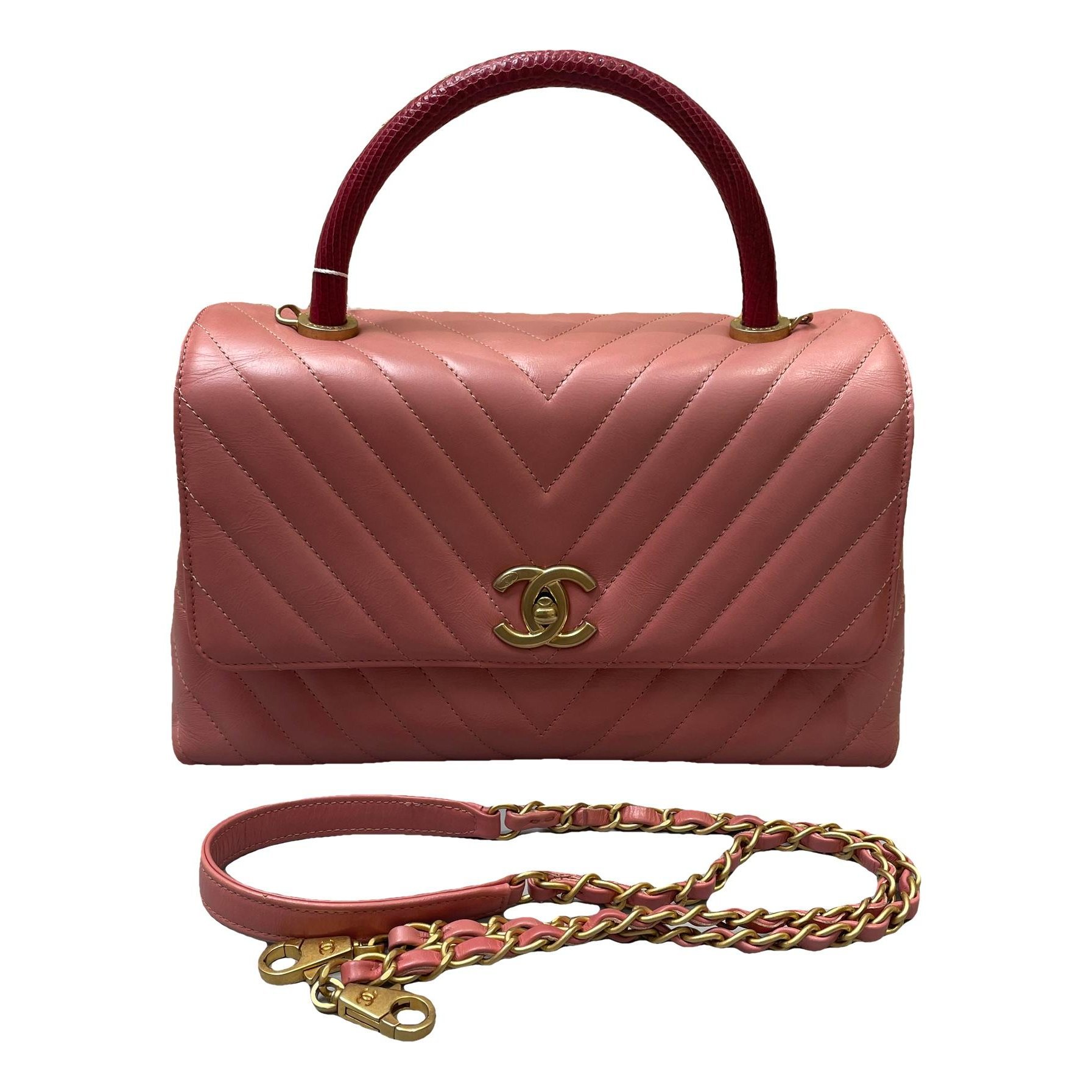 Coco Handle leather handbag