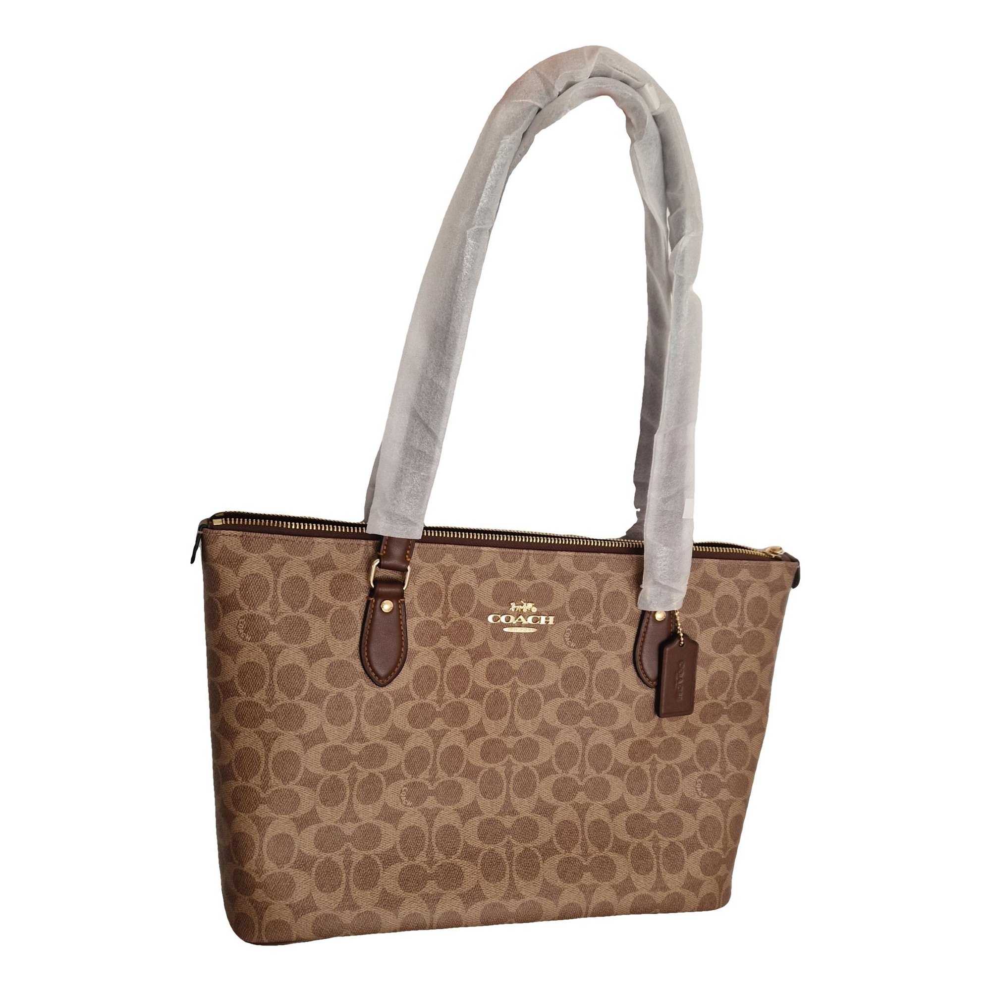 CITY ZIP TOTE leather handbag