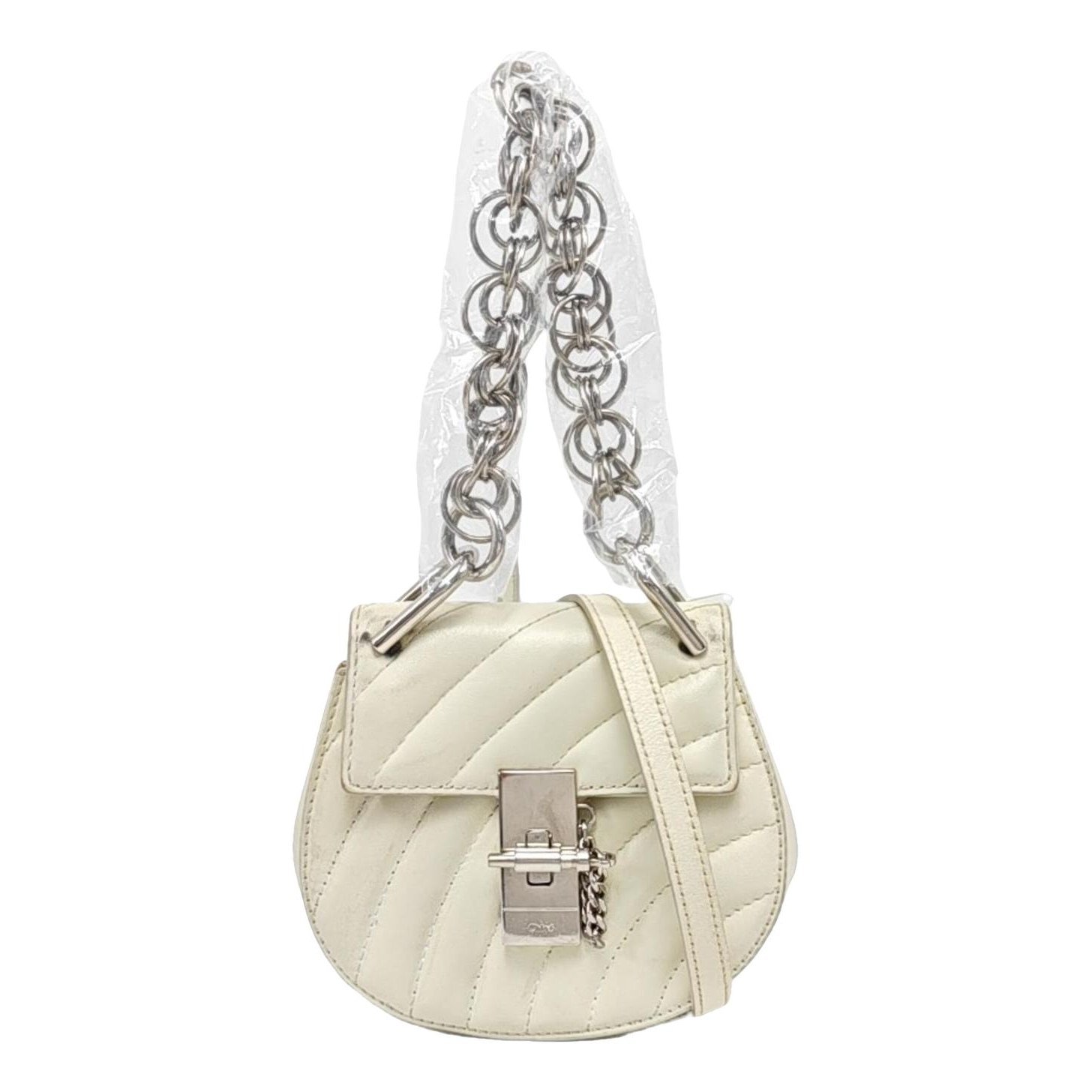 Drew leather handbag