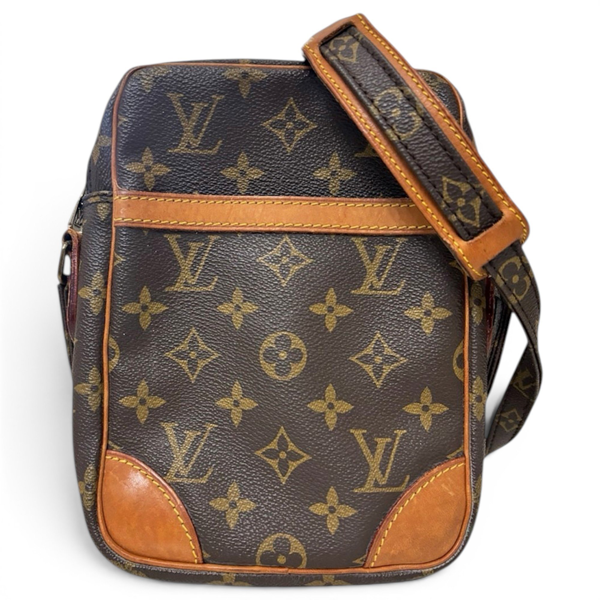 Danube leather crossbody bag