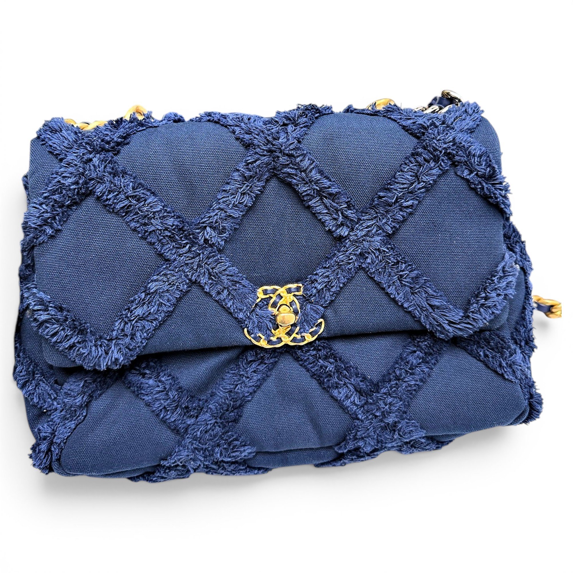 Chanel 19 tweed handbag