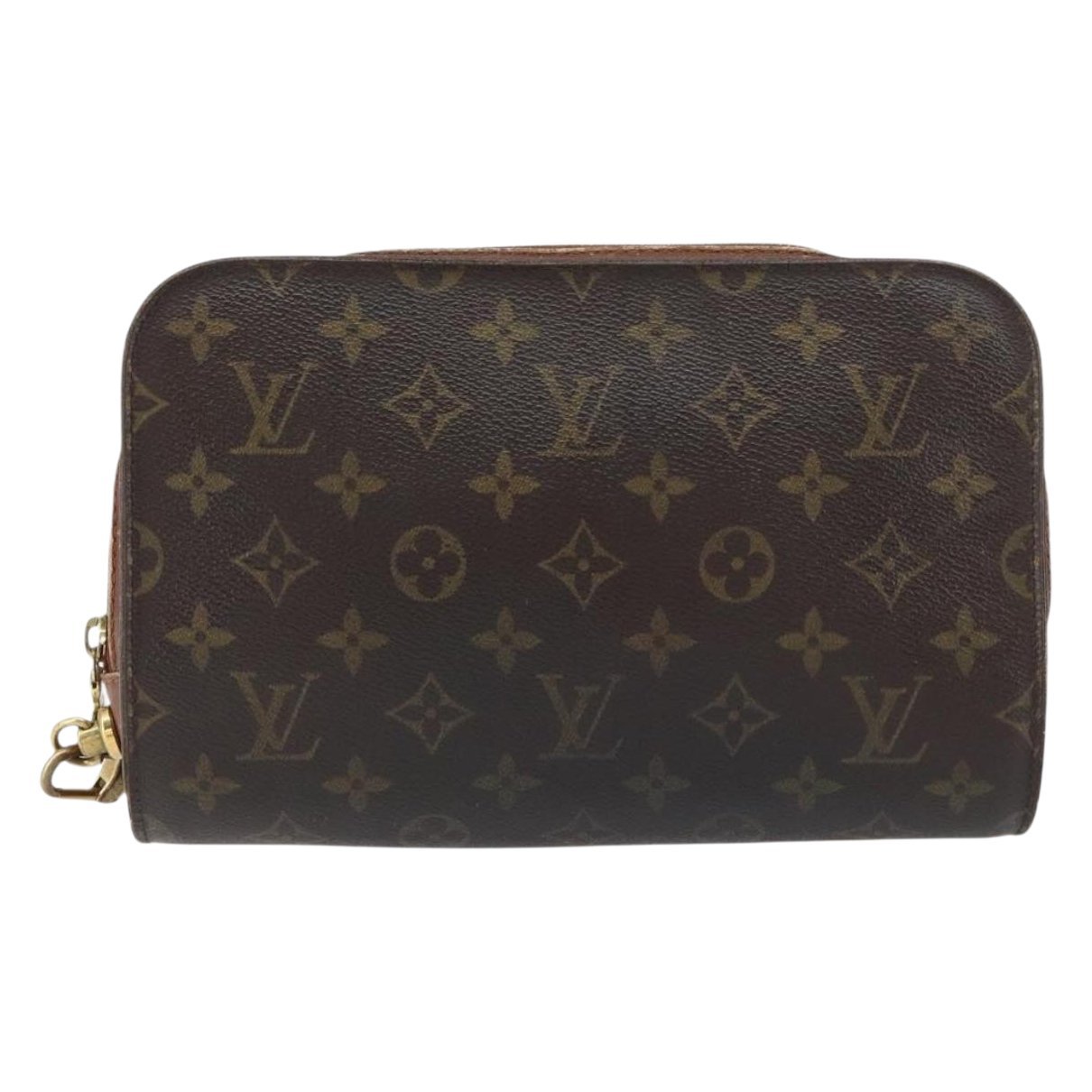 Orsay leather clutch bag