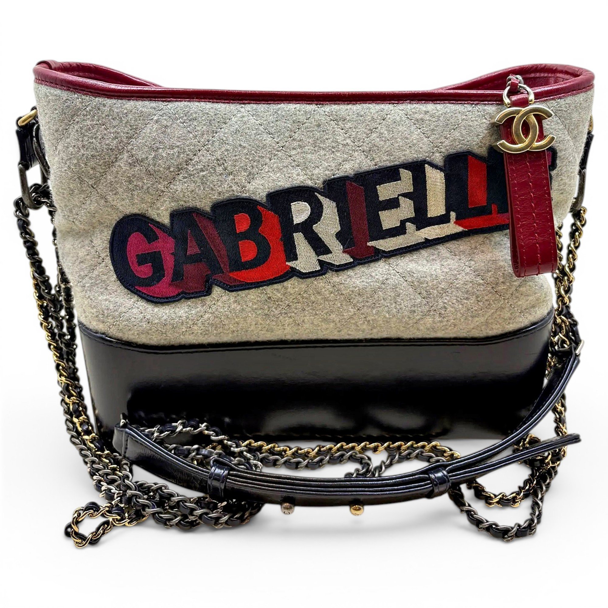 Gabrielle tweed handbag