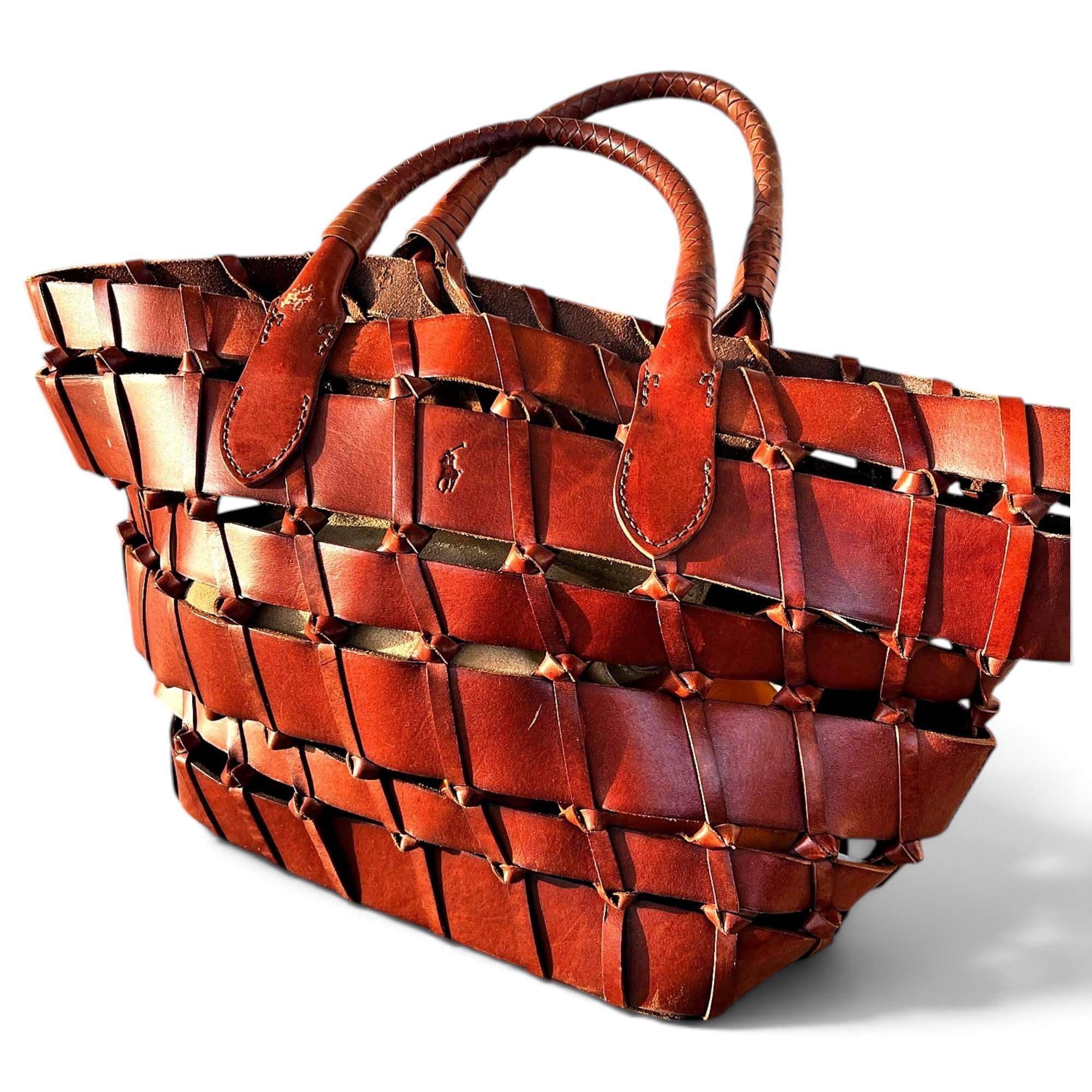 Leather tote