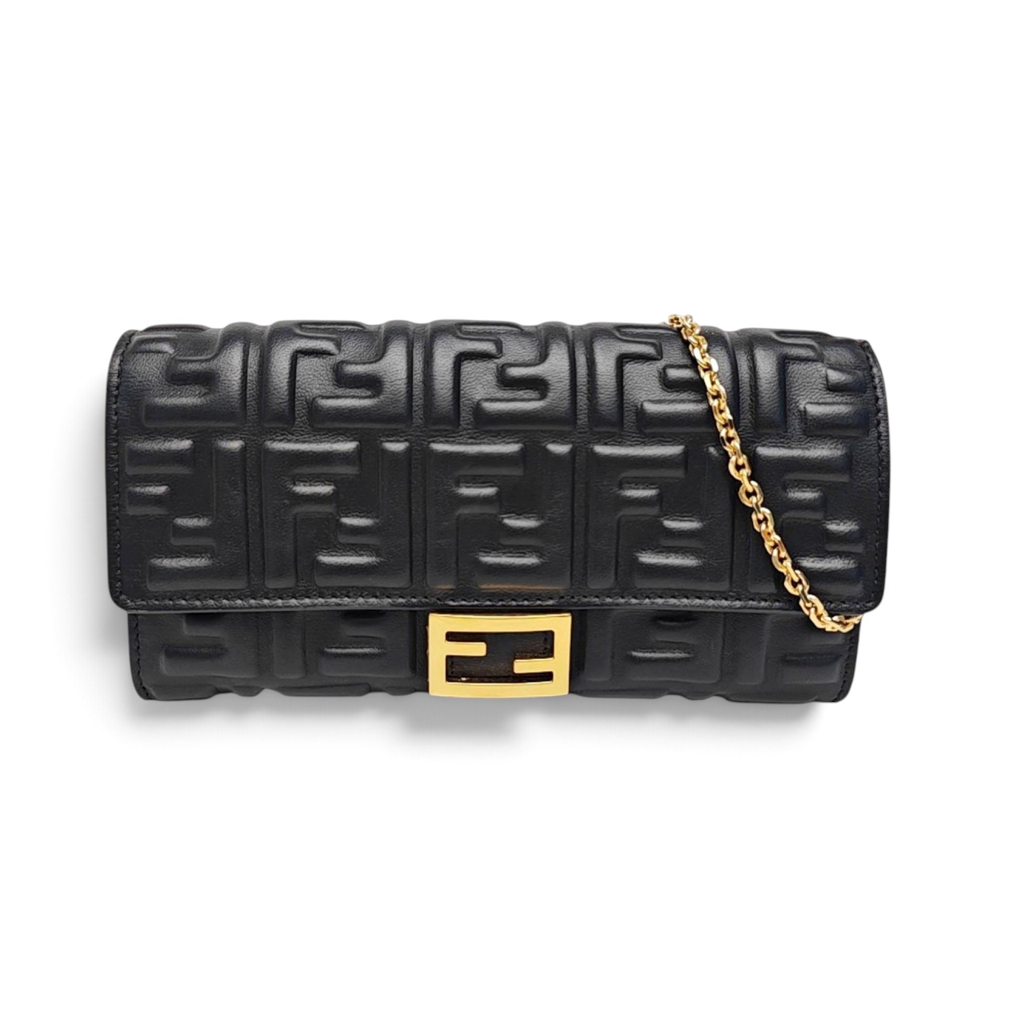 Baguette leather handbag