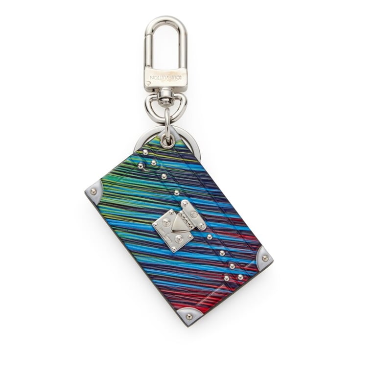 Louis Vuitton Multicolor Tropical Epi Leather Petite Malle Keychain Silver Hardware