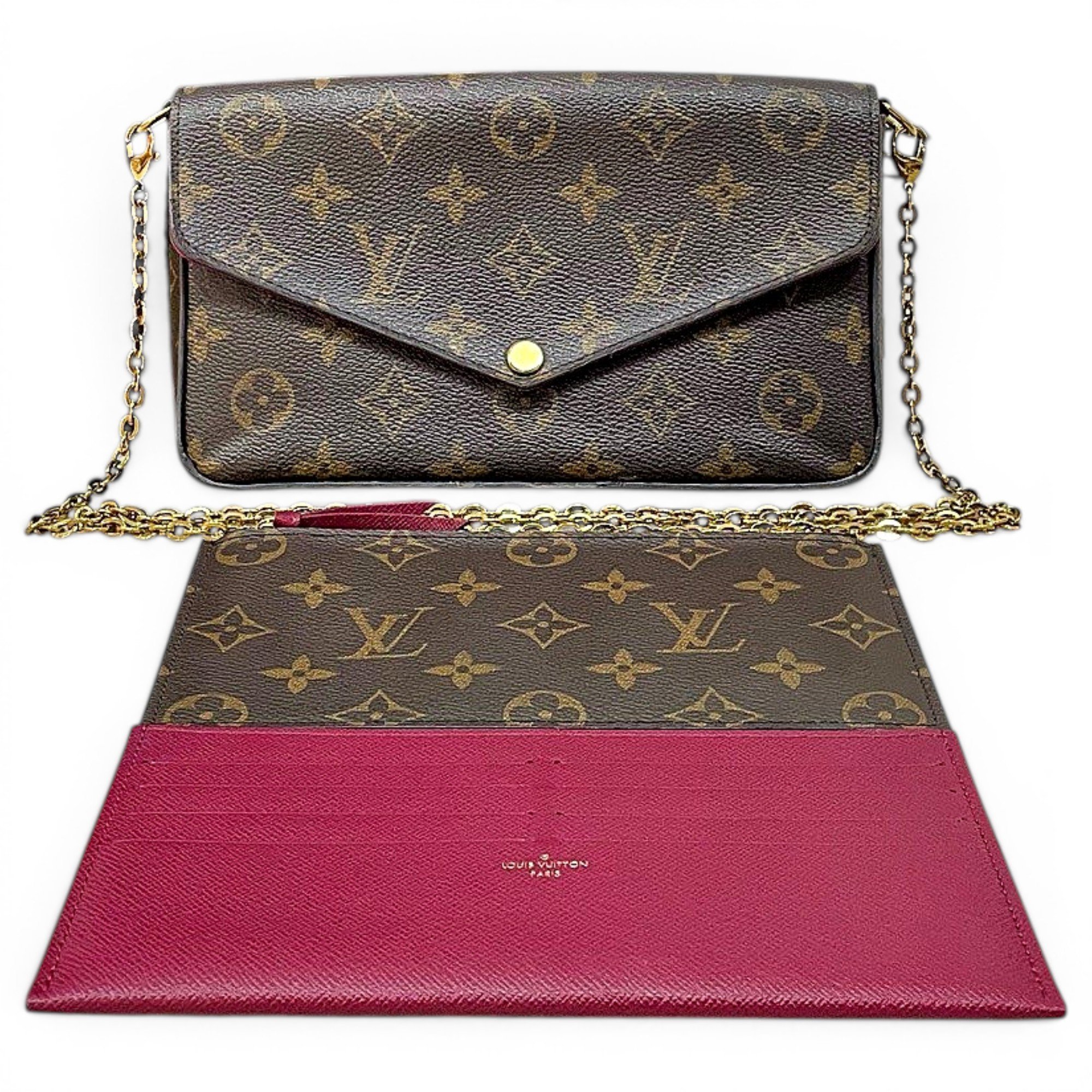 Félicie Strap & Go leather crossbody bag