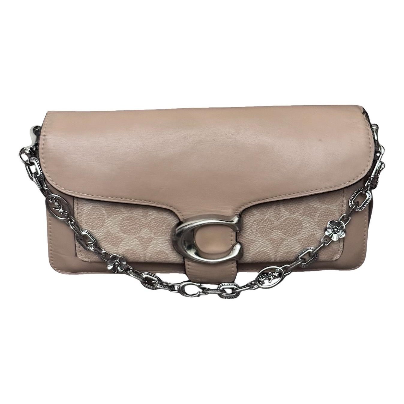 Leather clutch bag