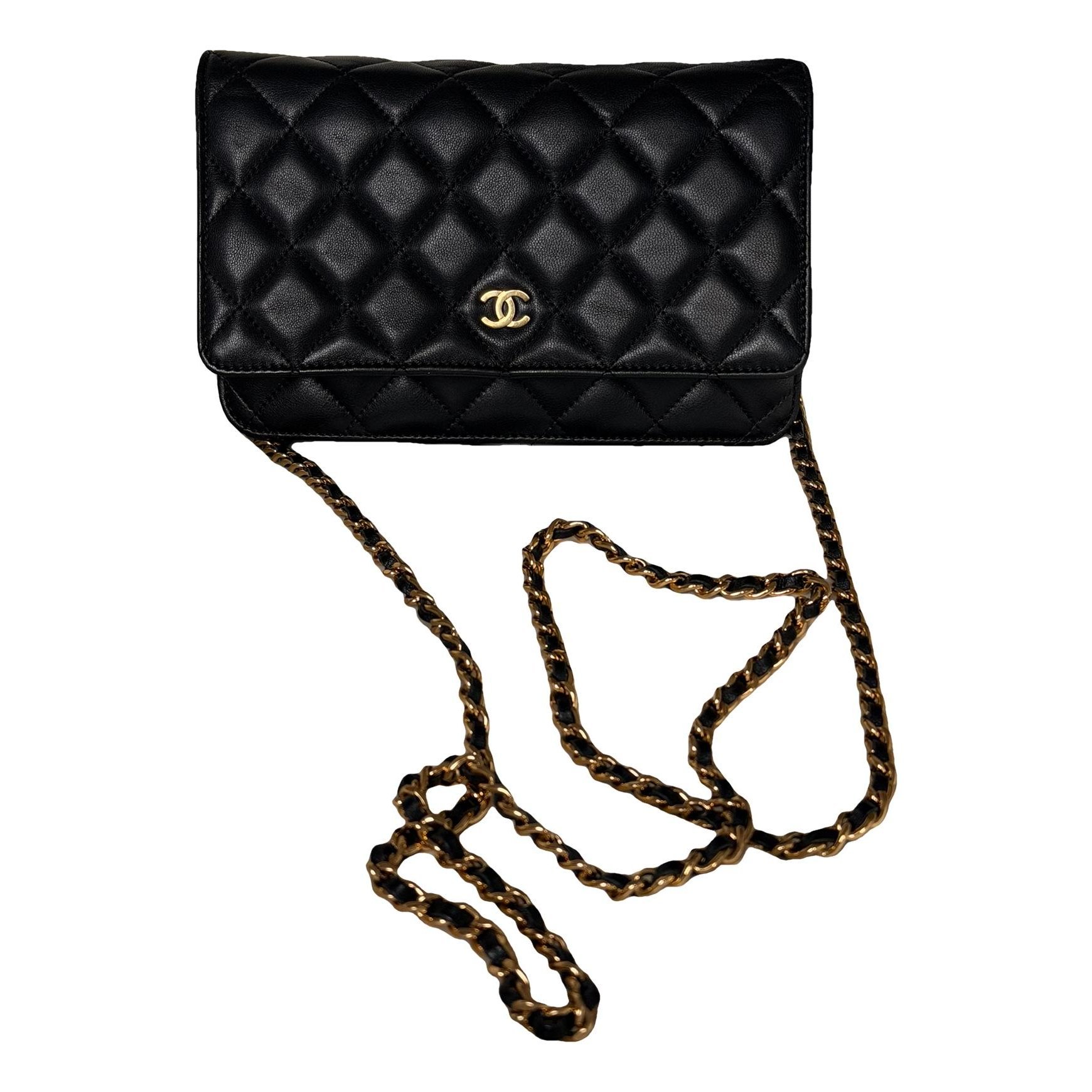Wallet On Chain Timeless/Classique leather crossbody bag