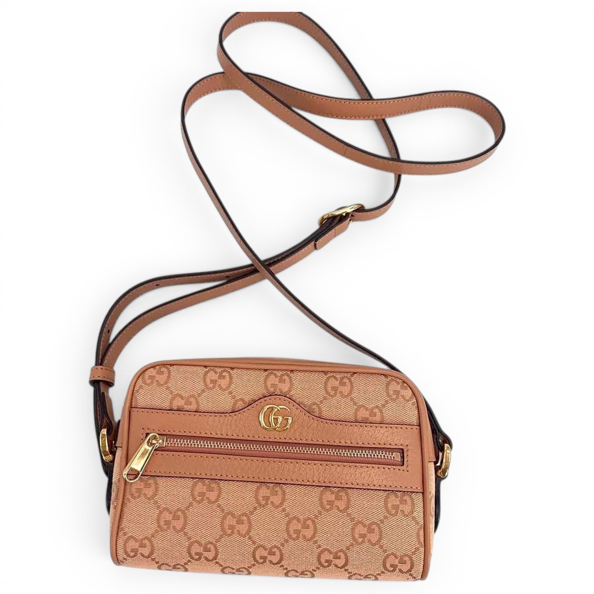 Ophidia leather crossbody bag
