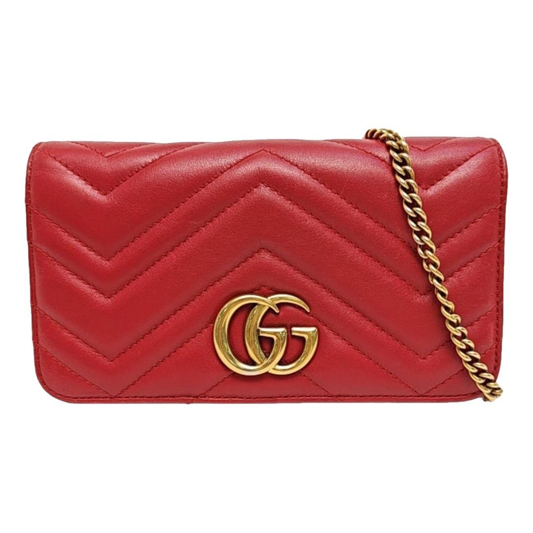 GG Marmont Triple zip leather handbag