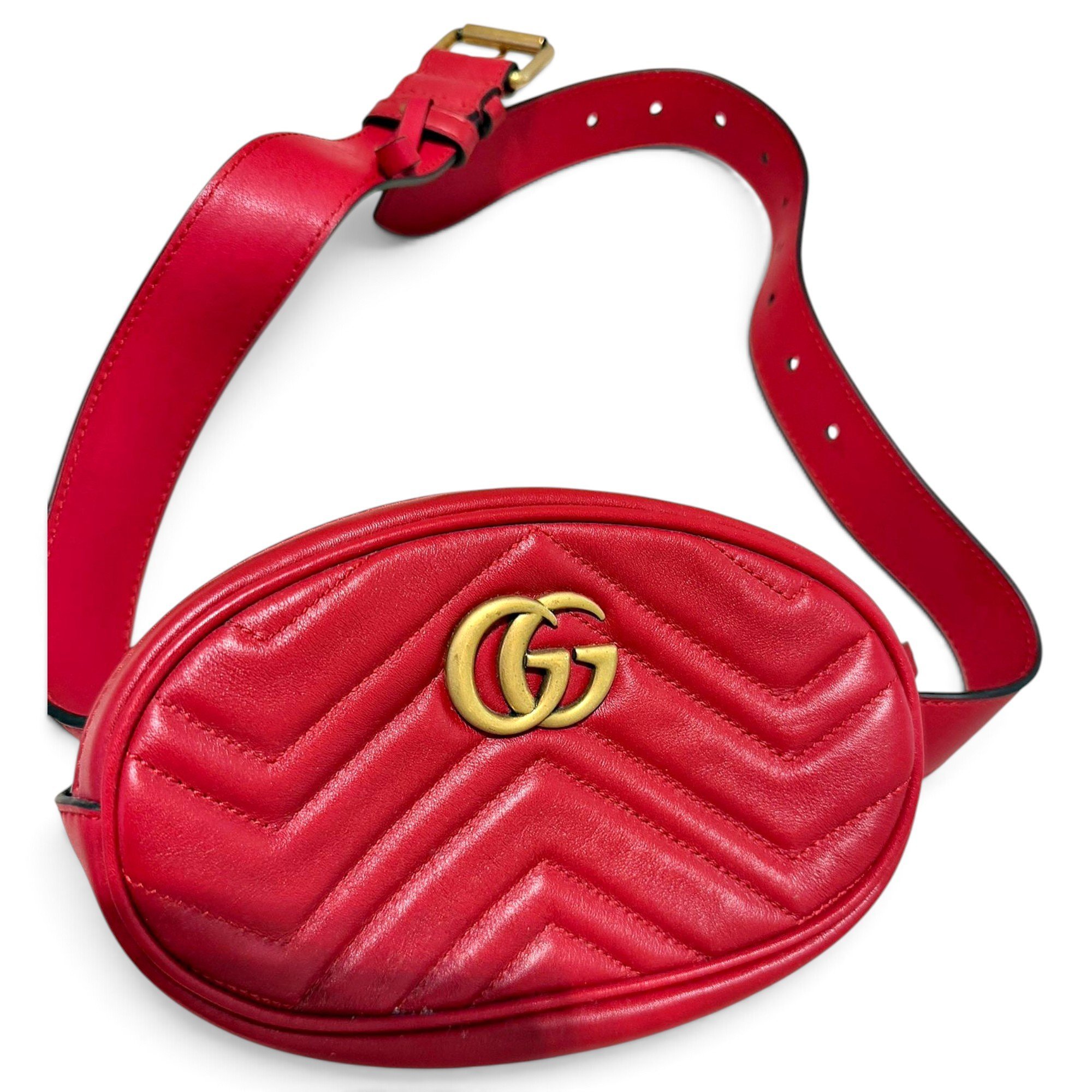 Marmont leather clutch bag