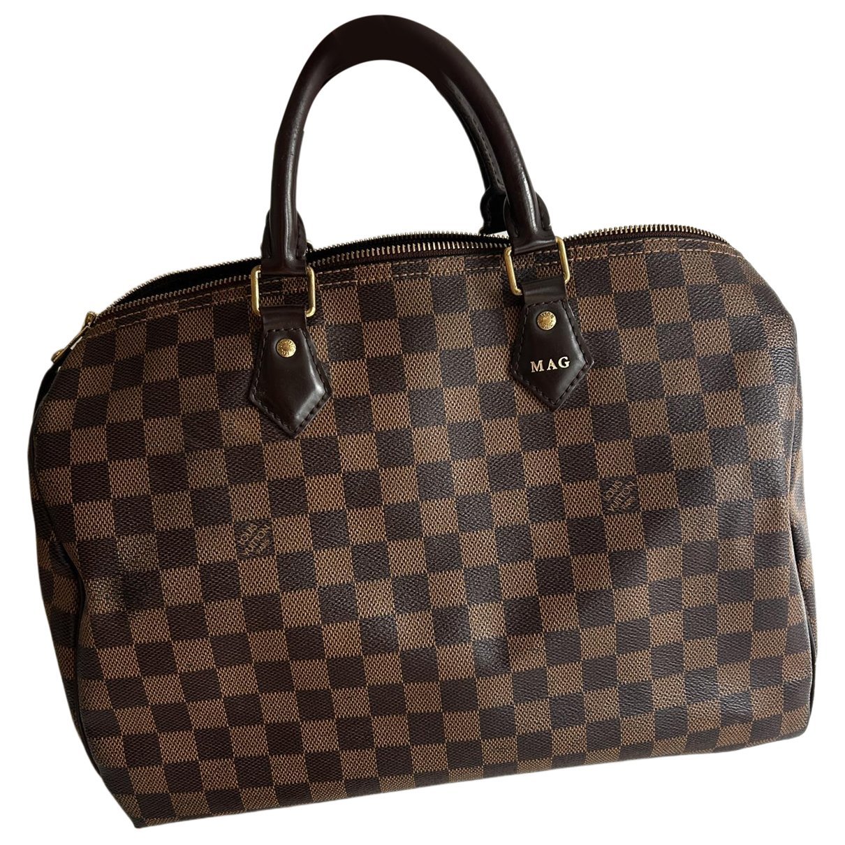 Louis Vuitton Speedy cloth handbag