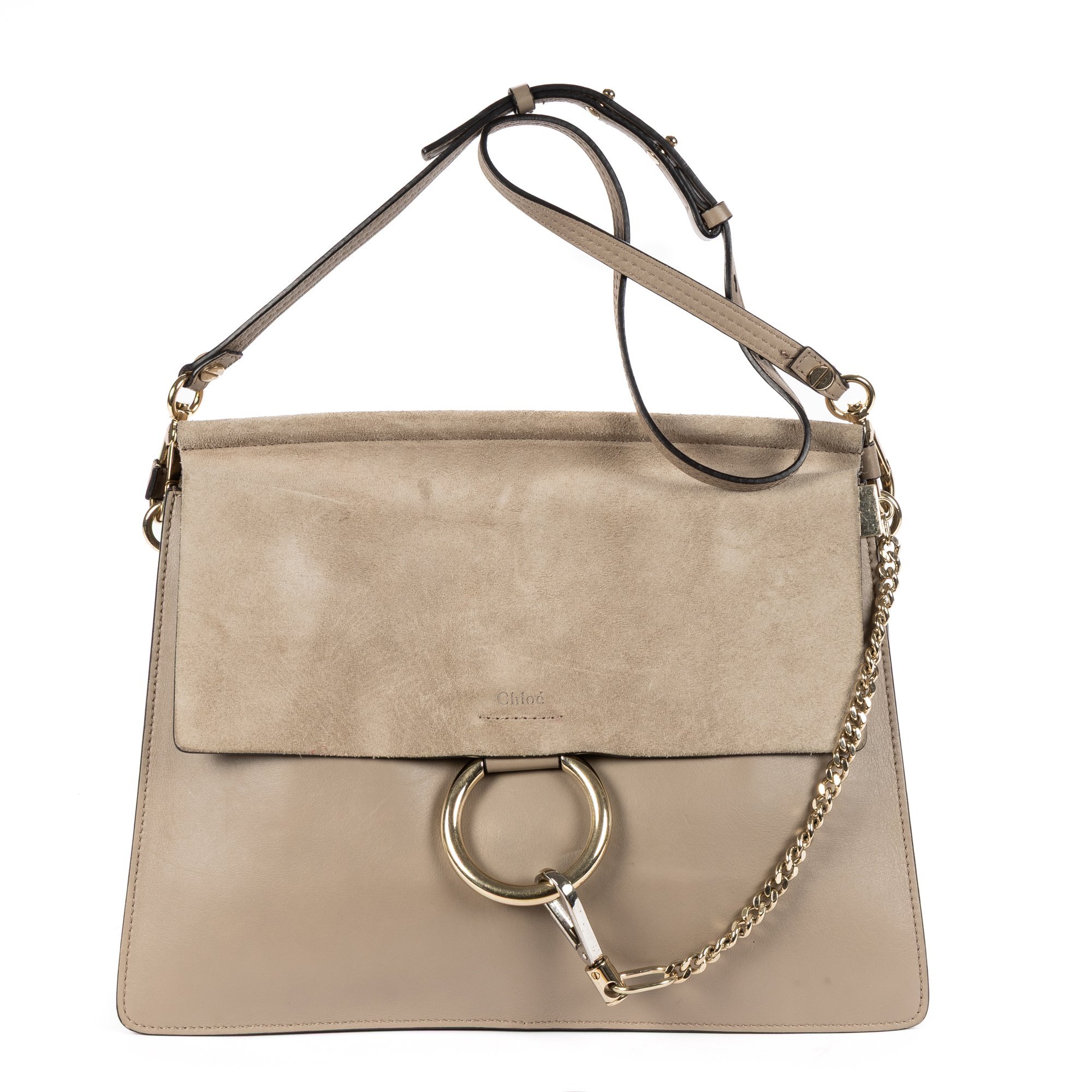 Faye leather handbag