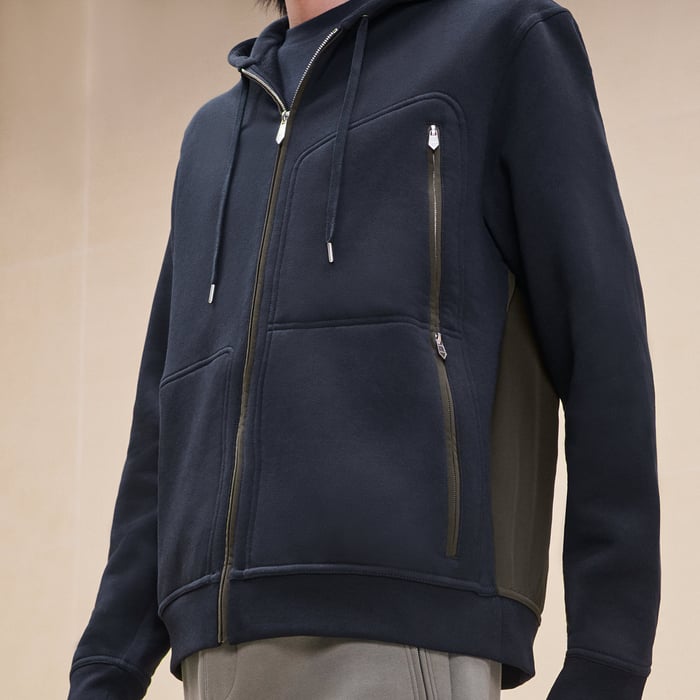 Marine Sport Capsule Zipped Hooded Sweater