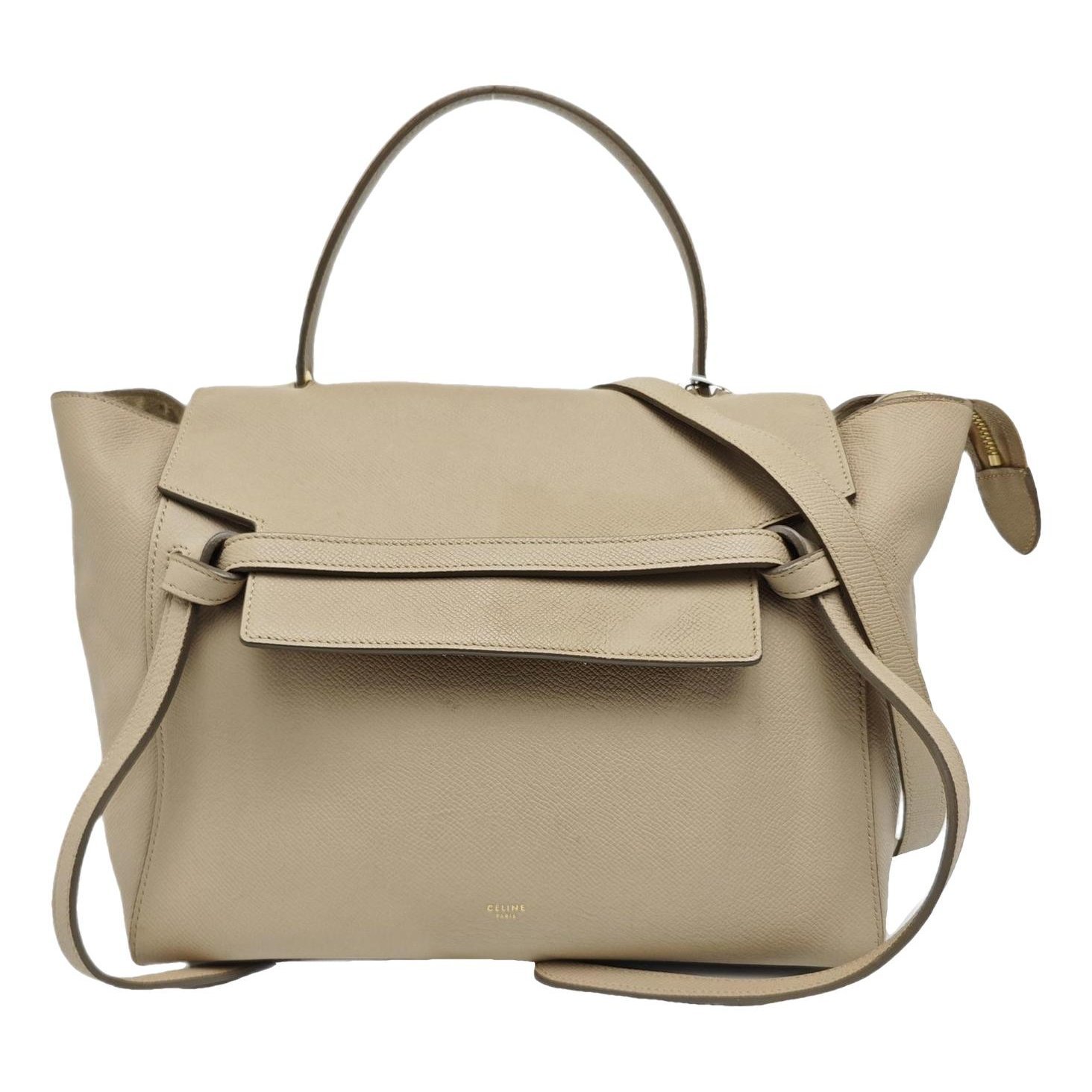 Belt leather handbag