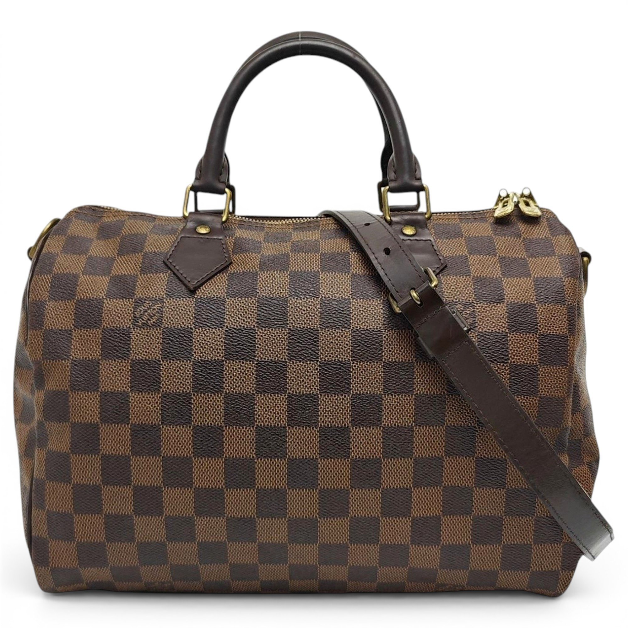 Nano Speedy / Mini HL leather handbag