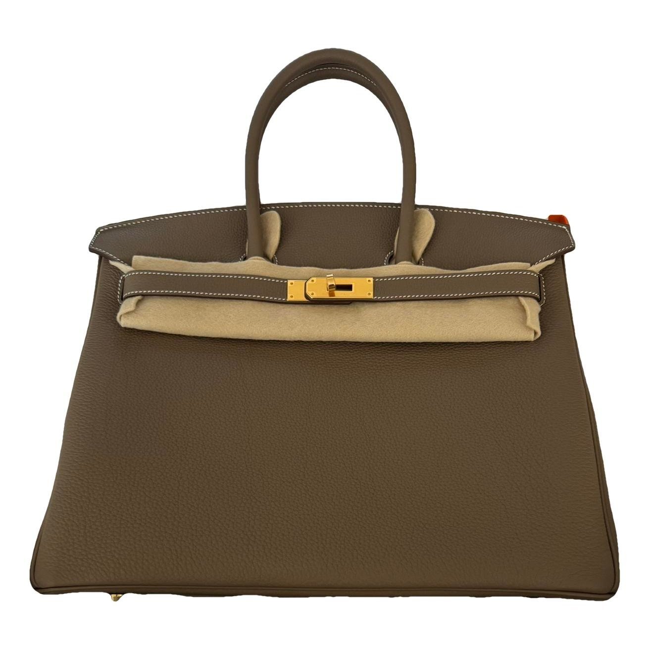Hermes Birkin 35 Handbag Etoupe Togo Leather 2026