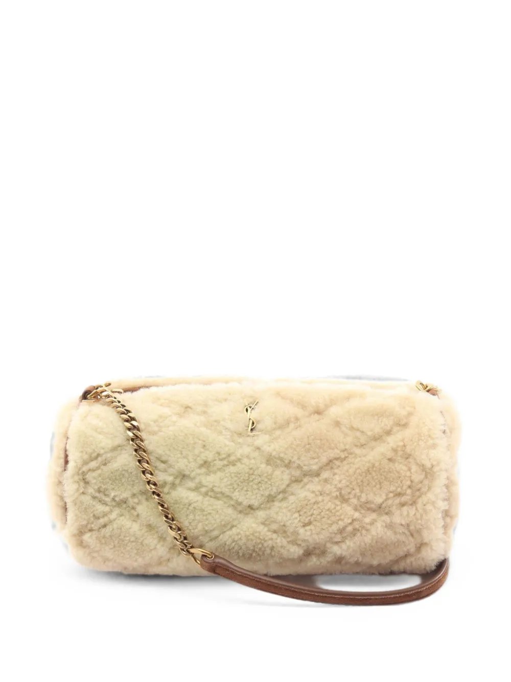 2000s mini Sade quilted shearling shoulder bag