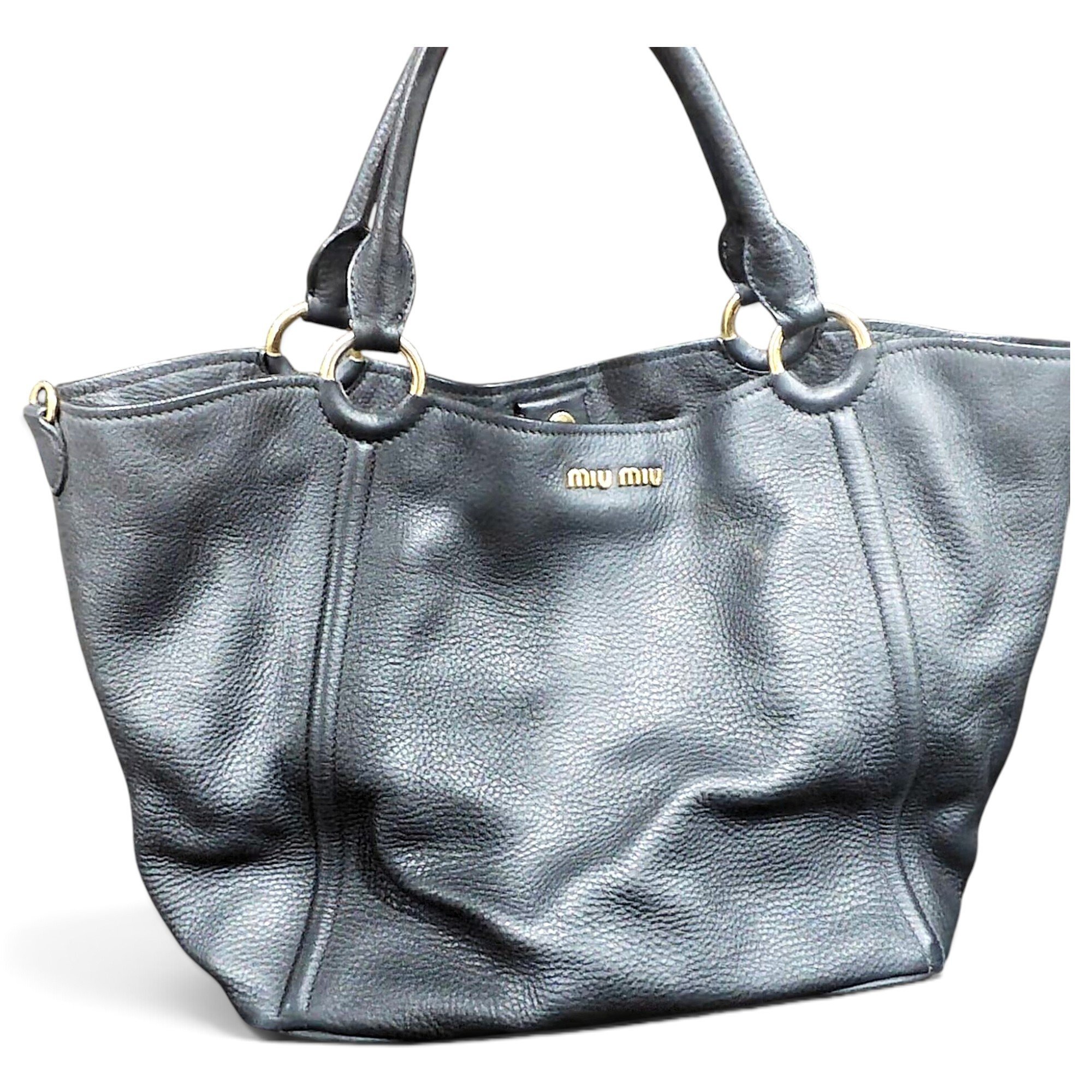 Leather handbag